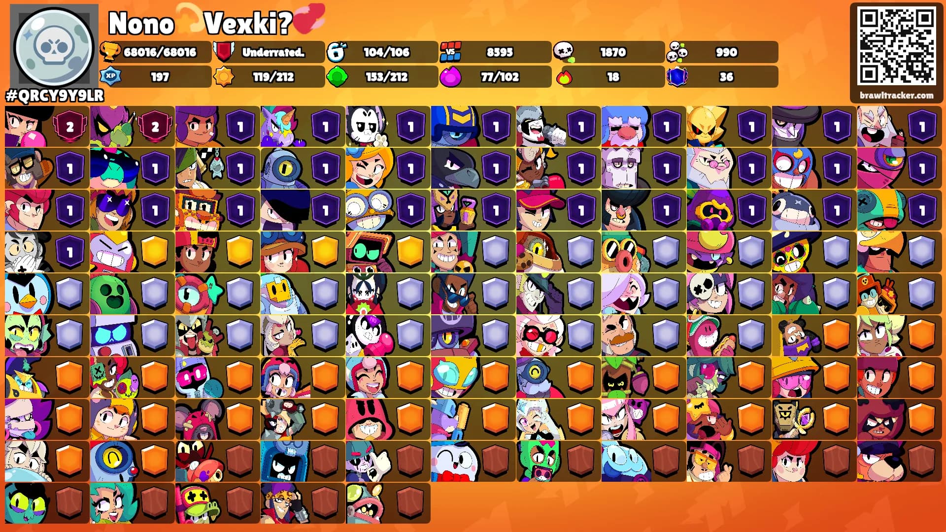Nono💫Vexki?💞's Ranks