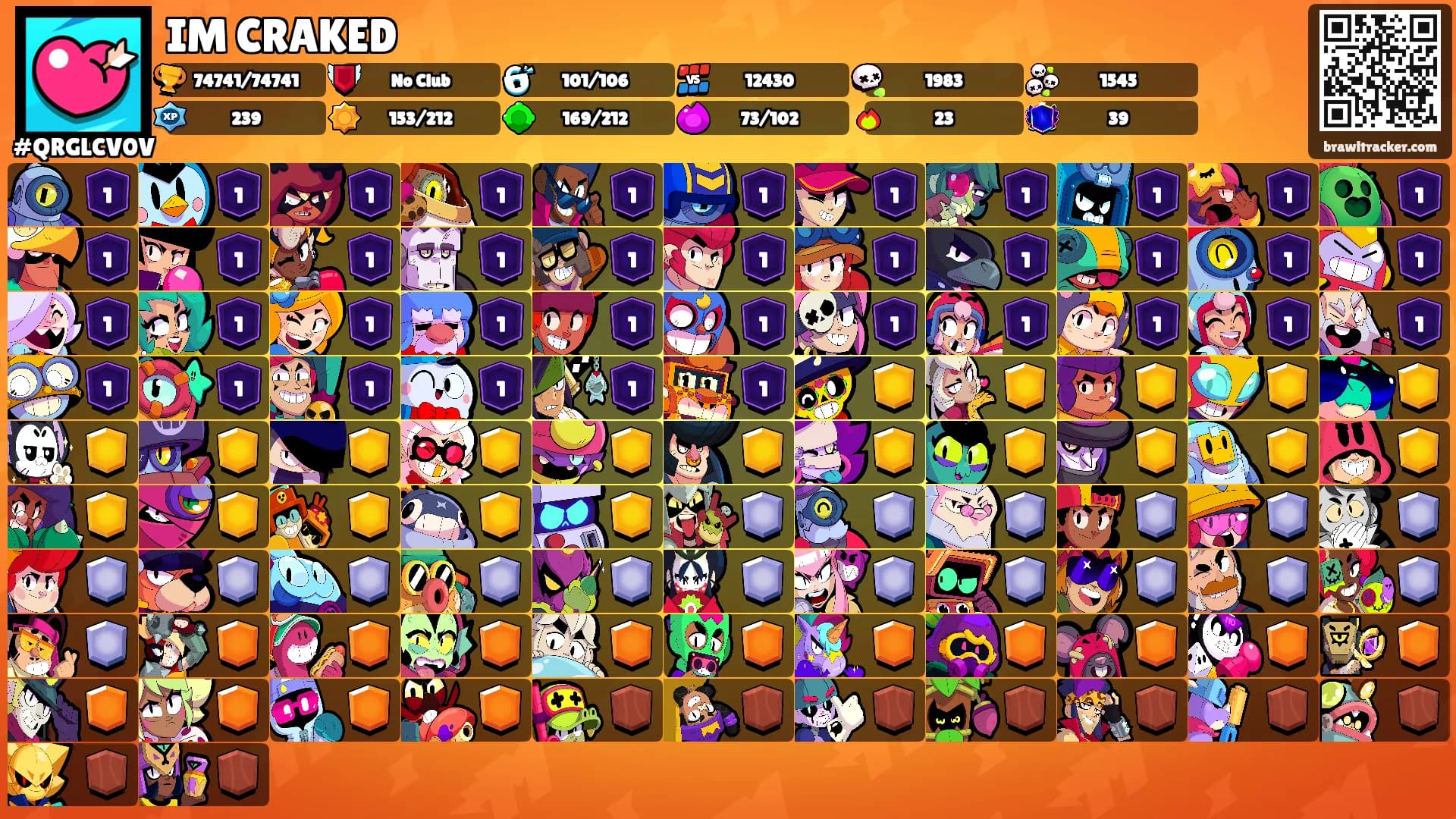IM CRAKED's Ranks