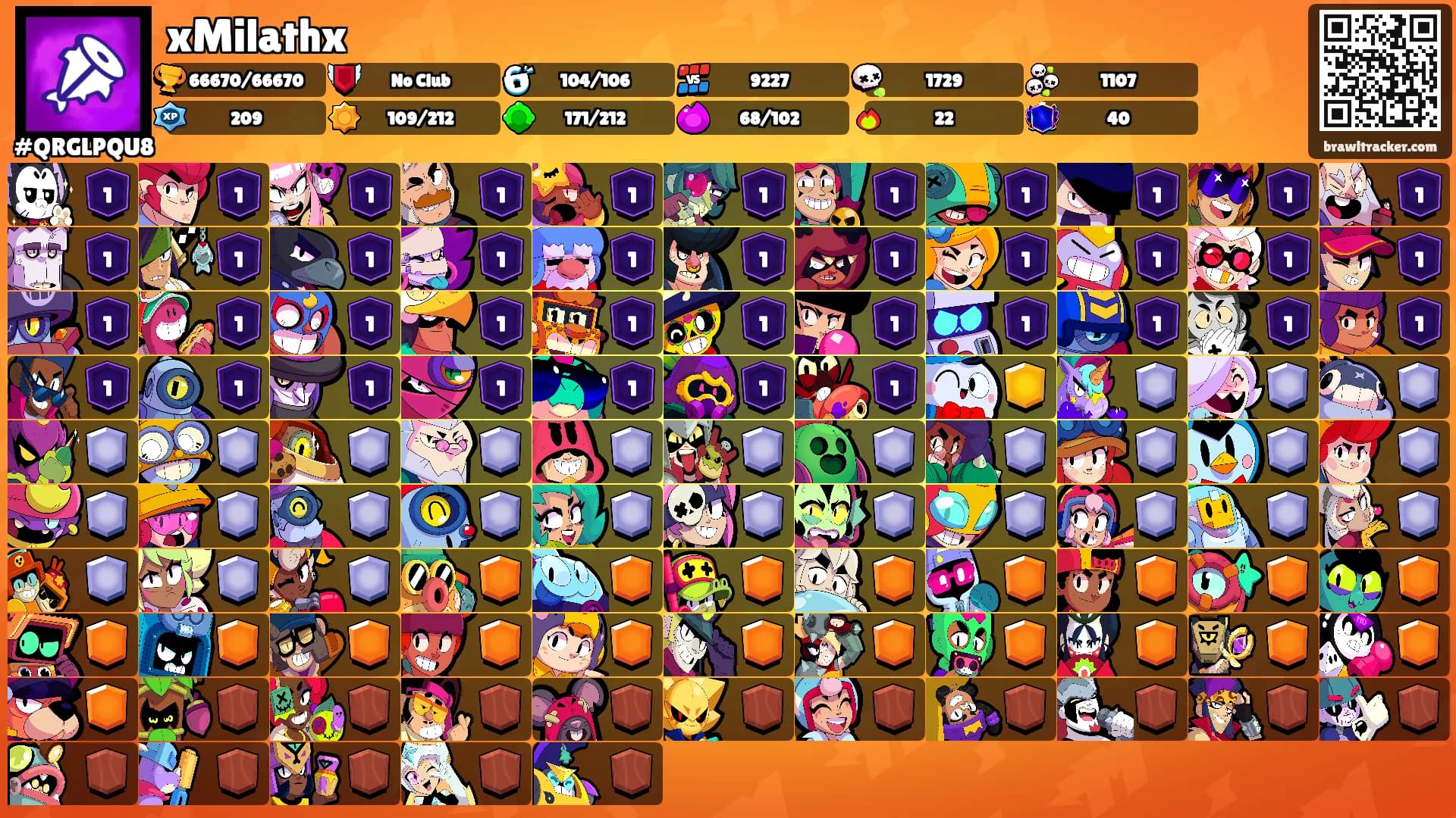 xMilathx's Ranks