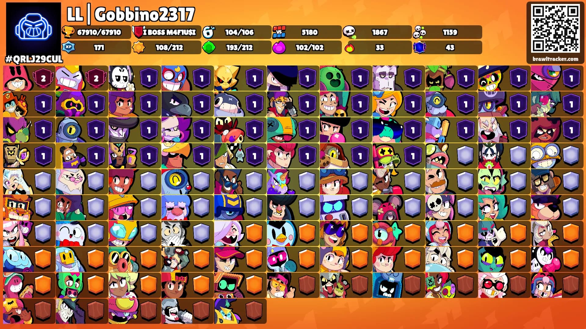LL|Gobbino2317's Ranks