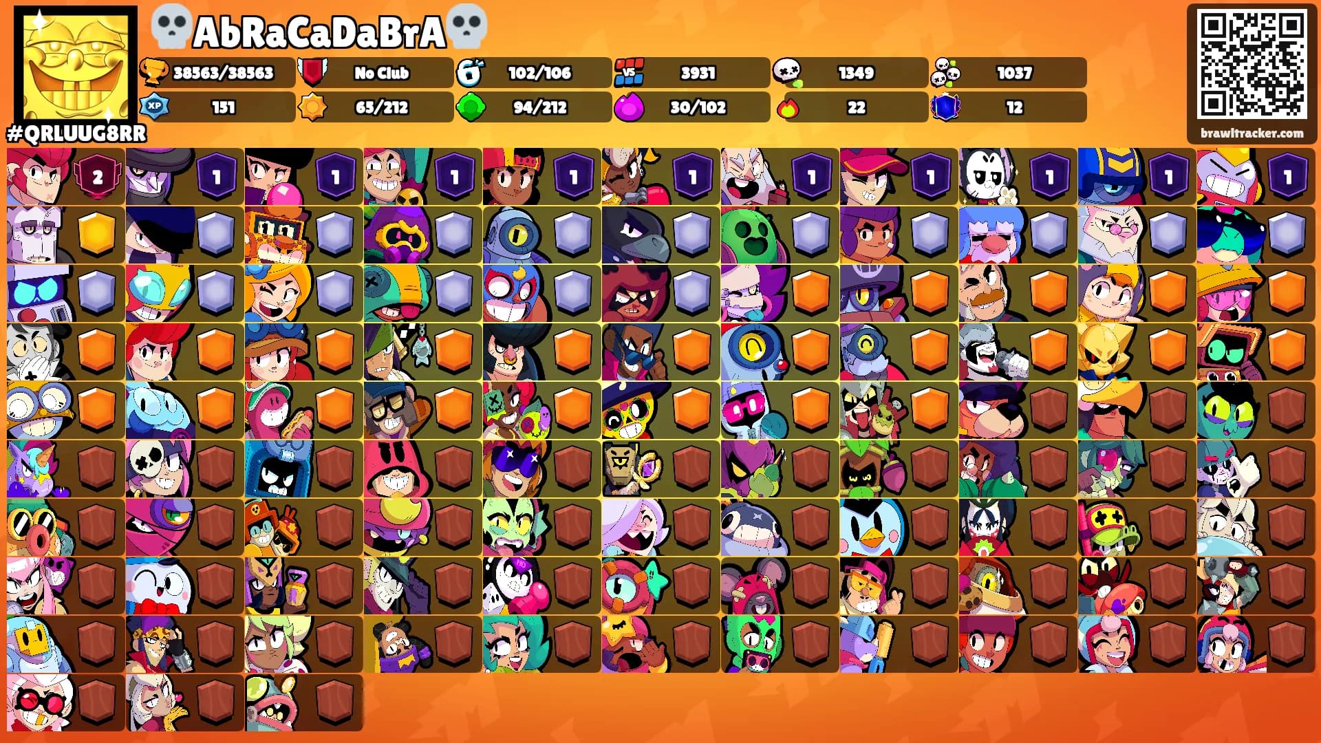 💀AbRaCaDaBrA💀's Ranks