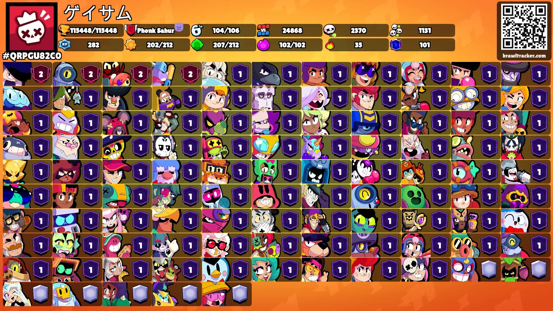 ゲイサム's Ranks