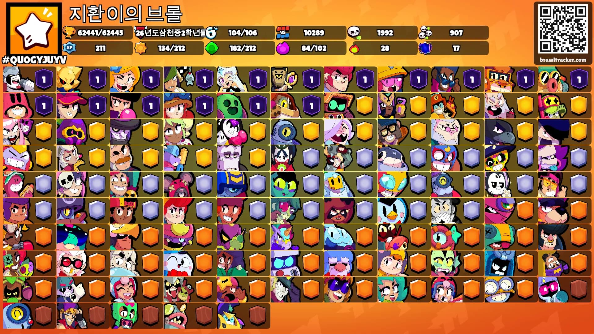 지환이의 브롤's Ranks