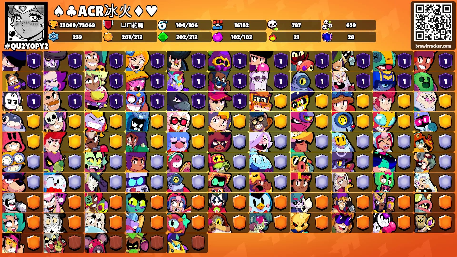 ♠♣ACR冰火♦♥'s Ranks