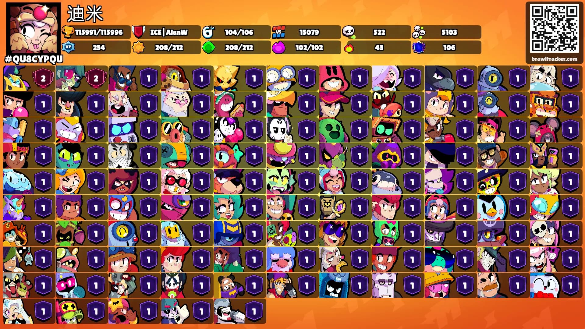 迪米's Ranks