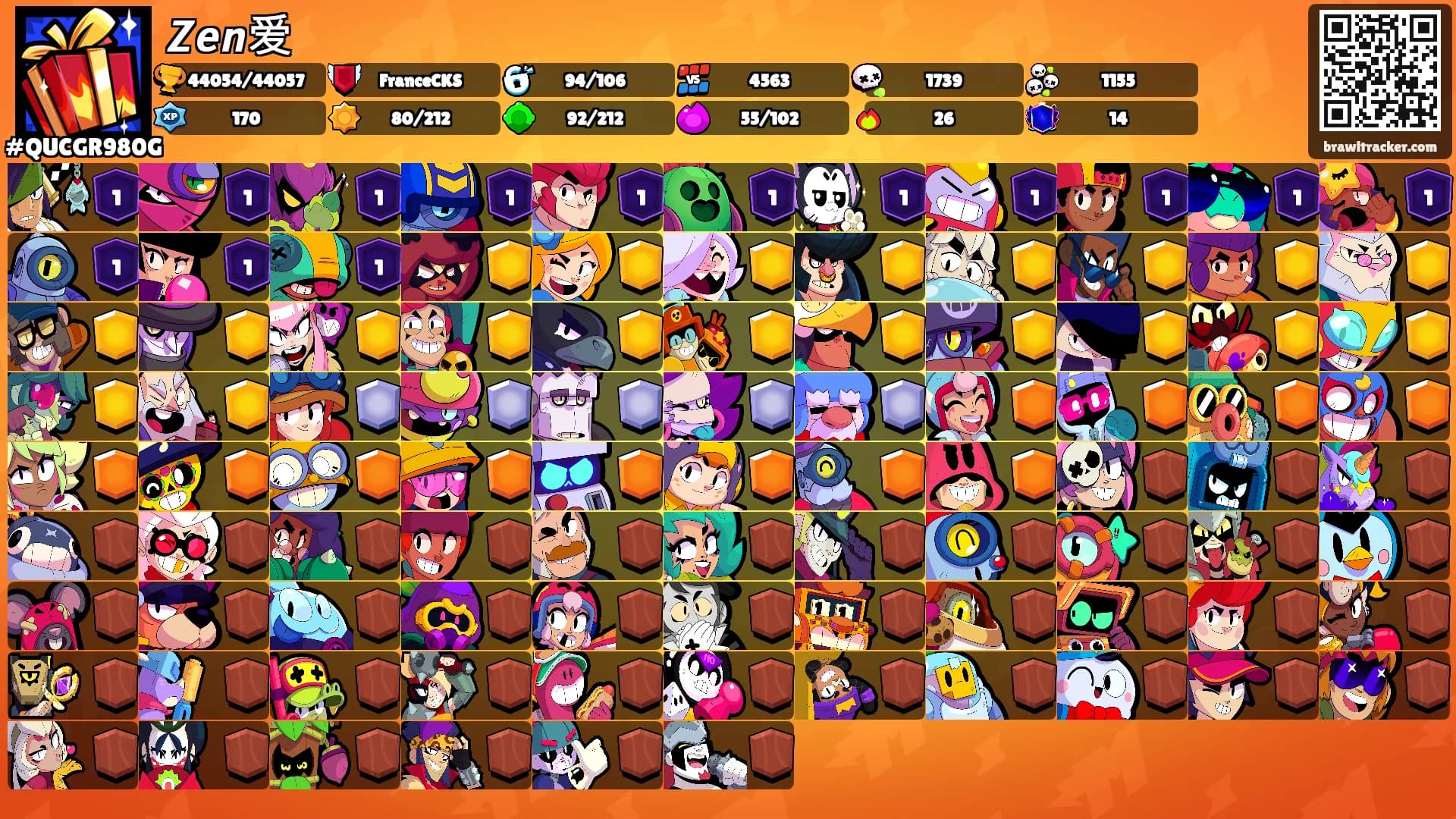 𝙕𝙚𝙣爱's Ranks