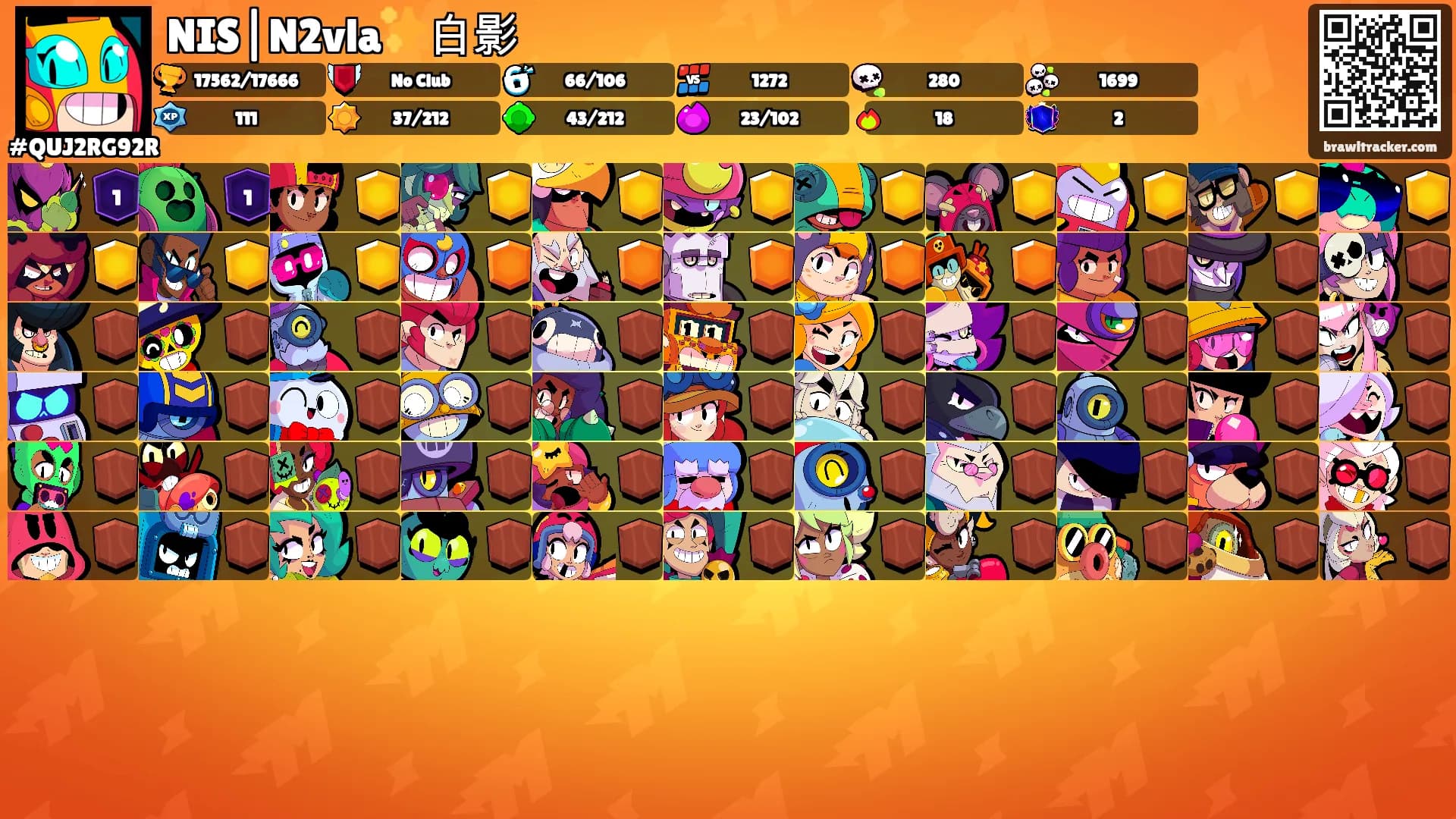 NIS|N2vla✨白影's Ranks