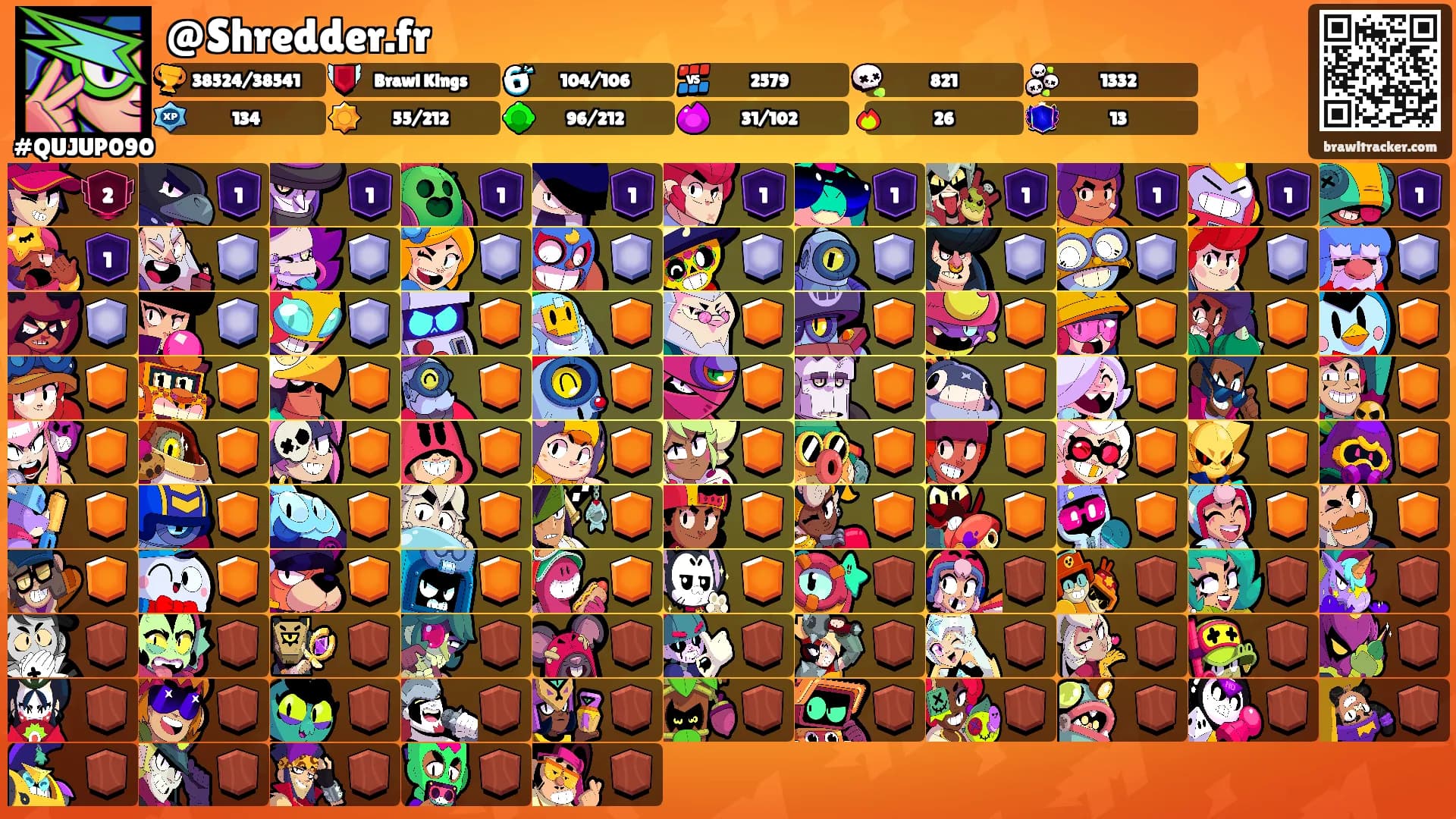 @Shredder.fr's Ranks
