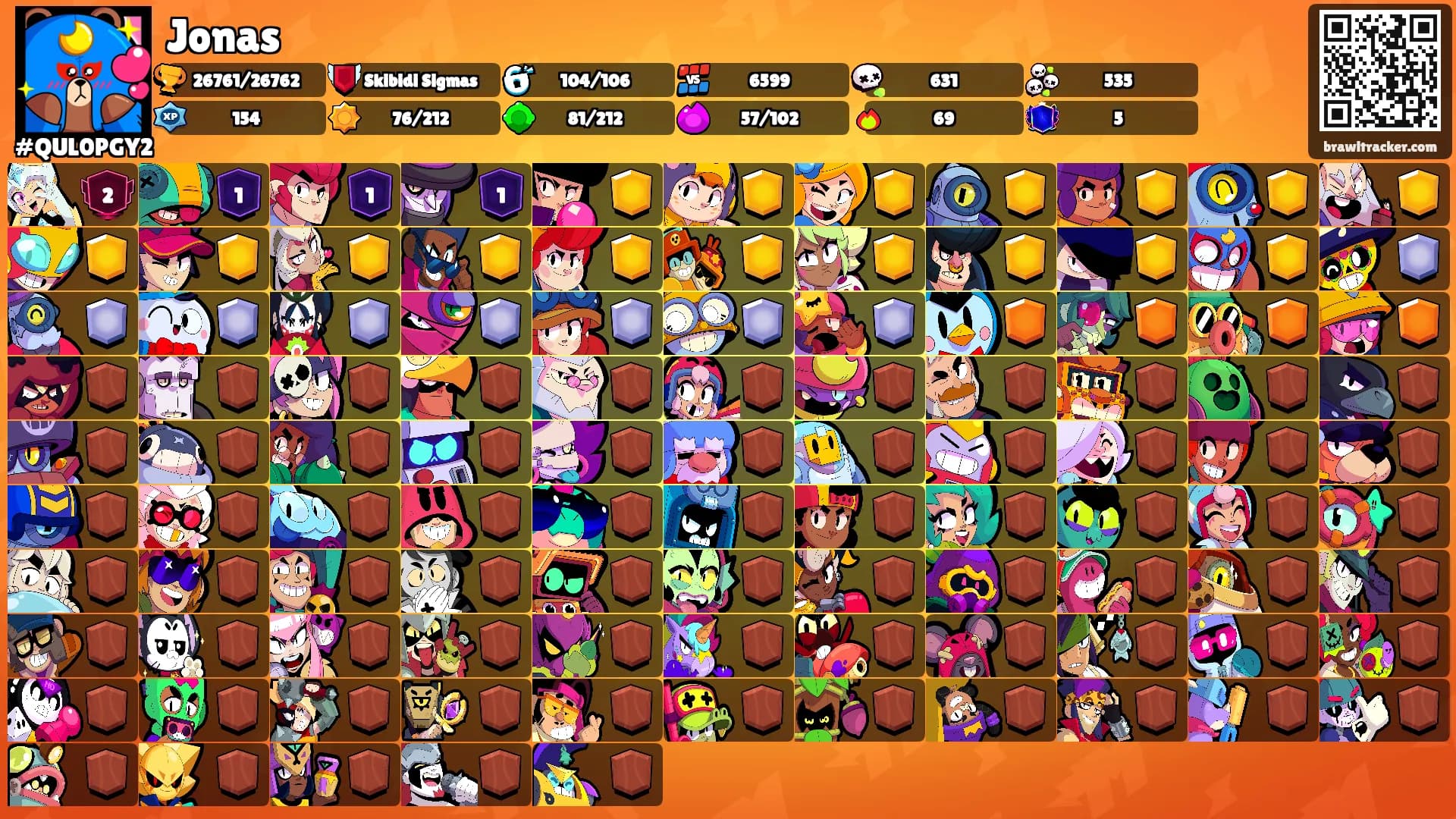Jonas's Ranks