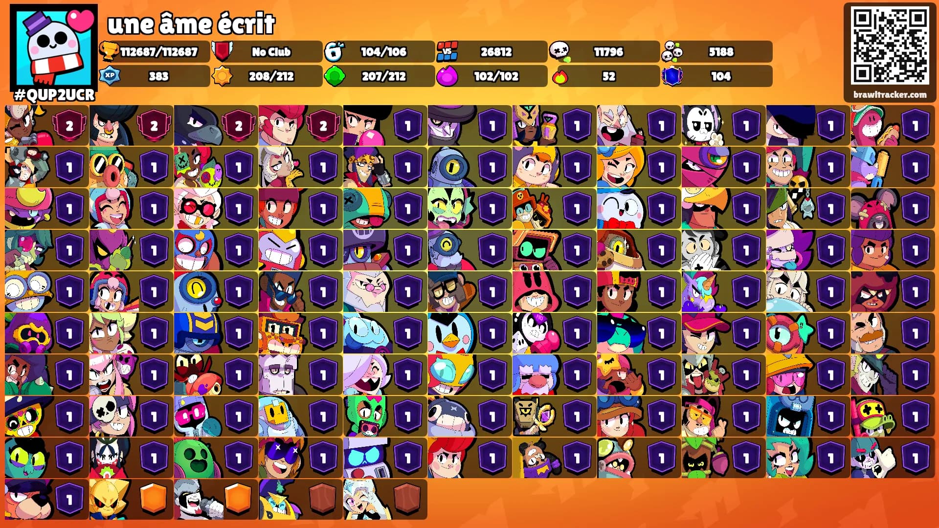une âme écrit's Ranks