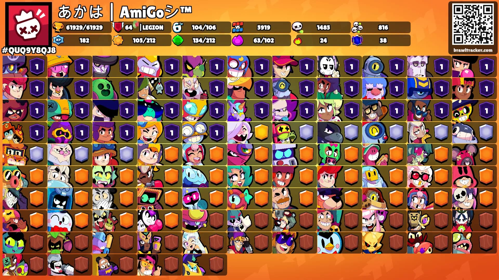 あかは | AmiGoシ™'s Ranks