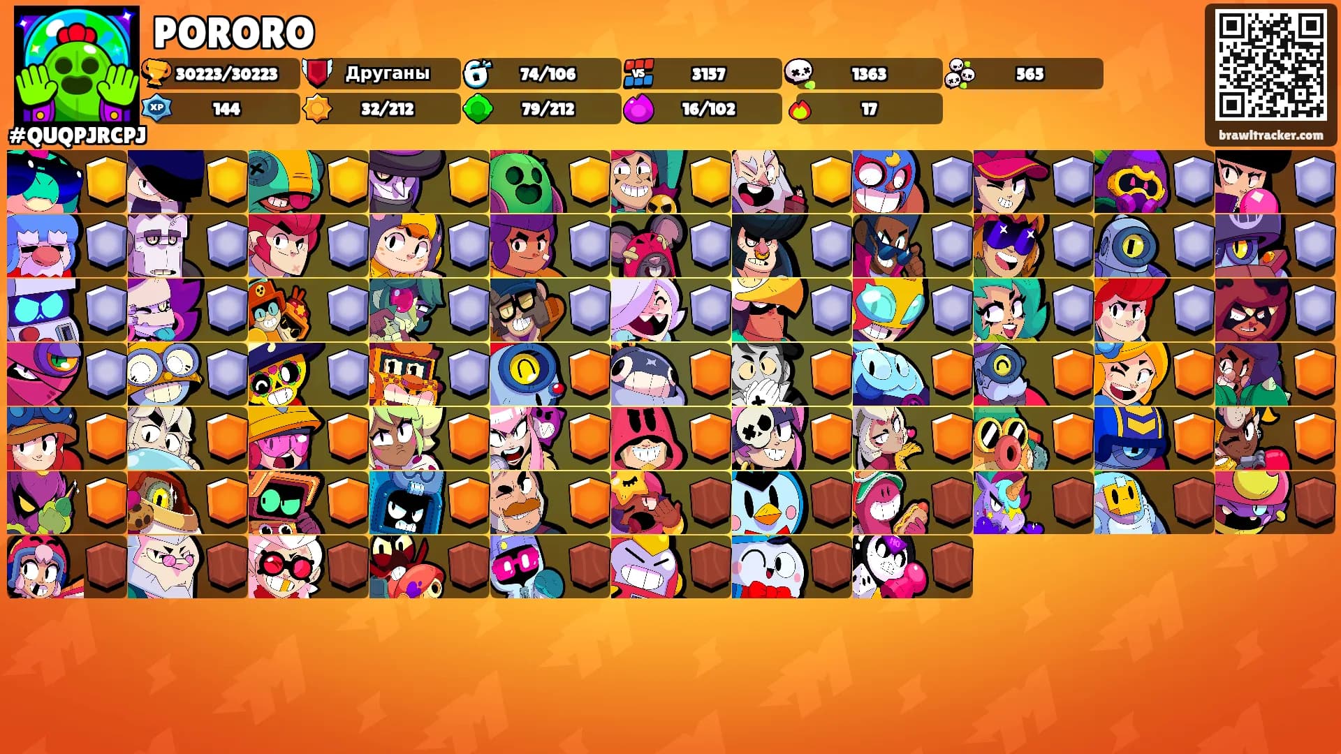 PORORO's Ranks