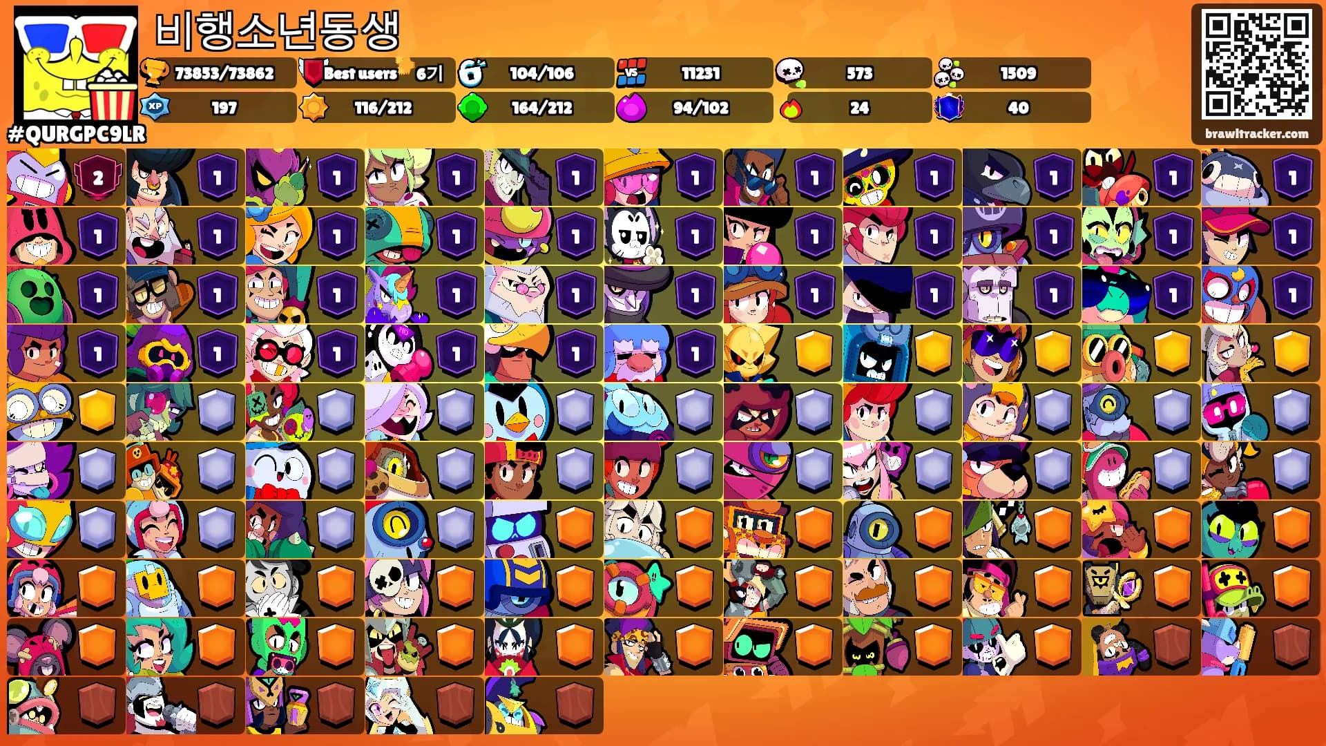 비행소년동생's Ranks