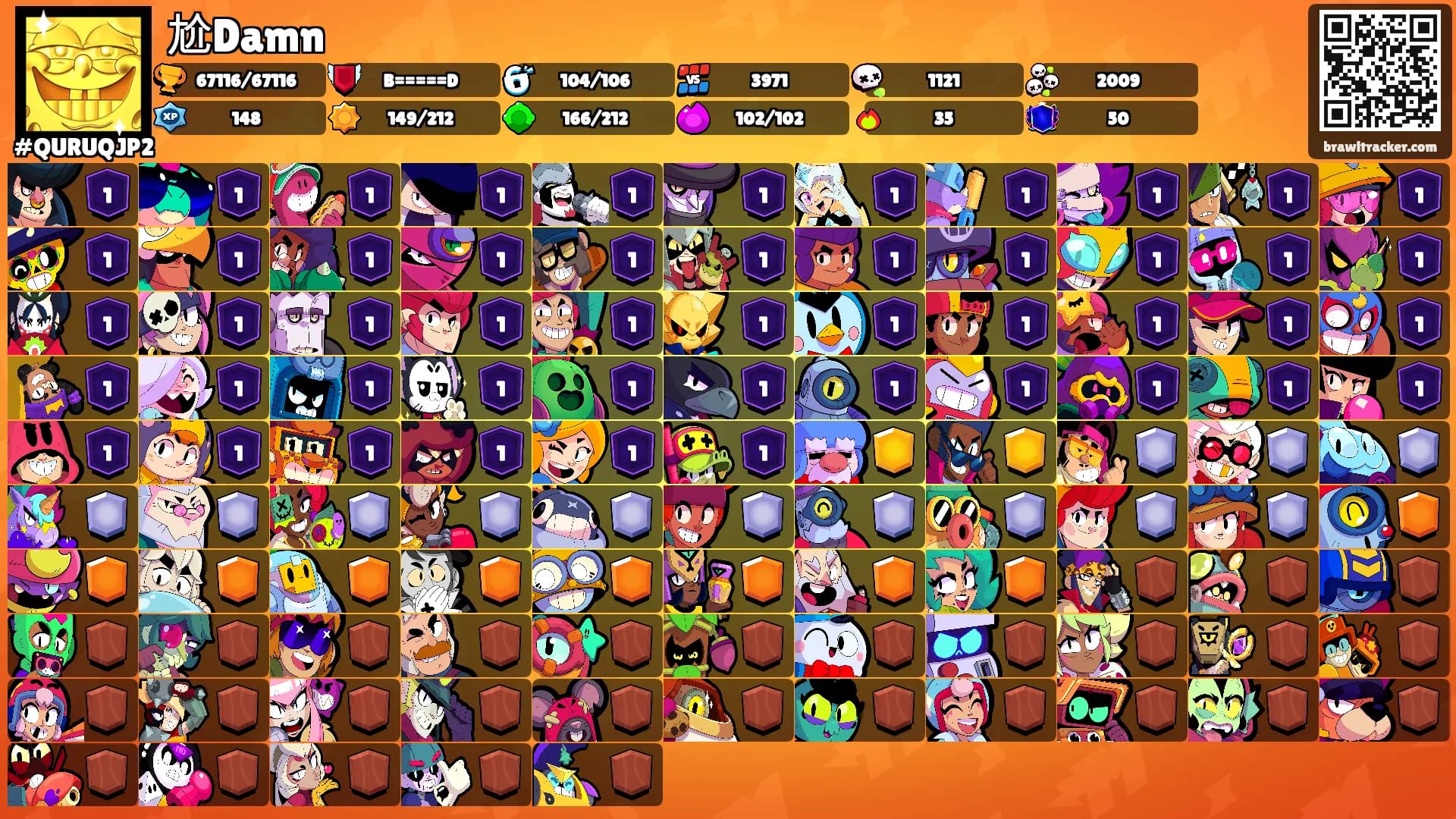 尬Damn's Ranks
