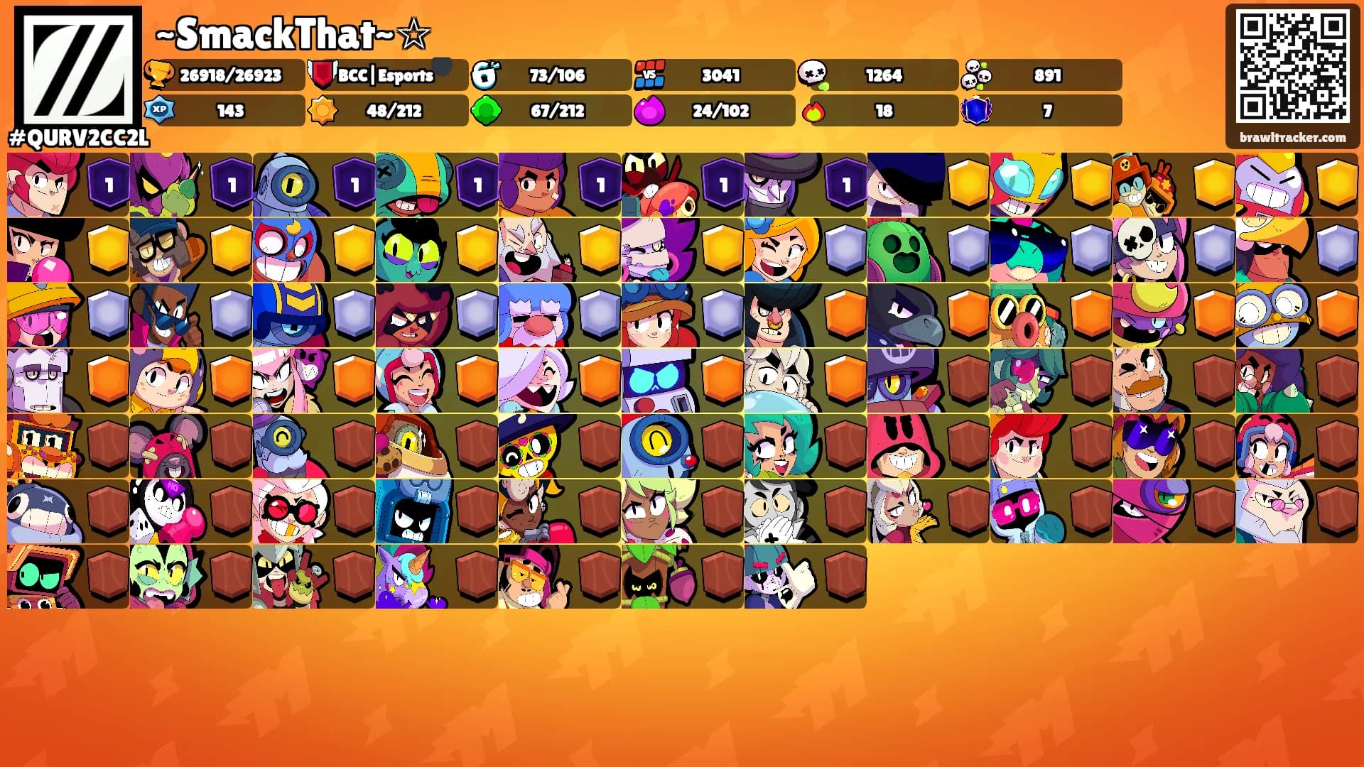 ~SmackThat~☆'s Ranks