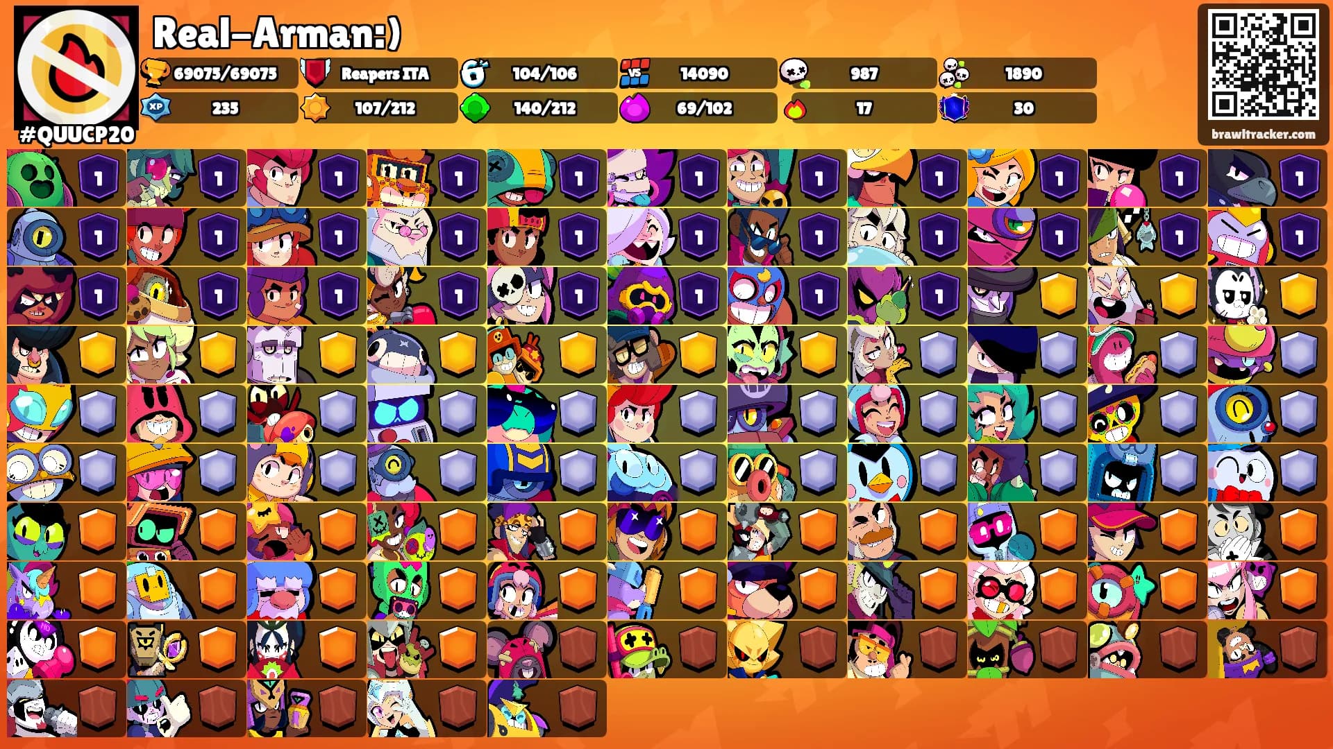 Real-Arman:)'s Ranks