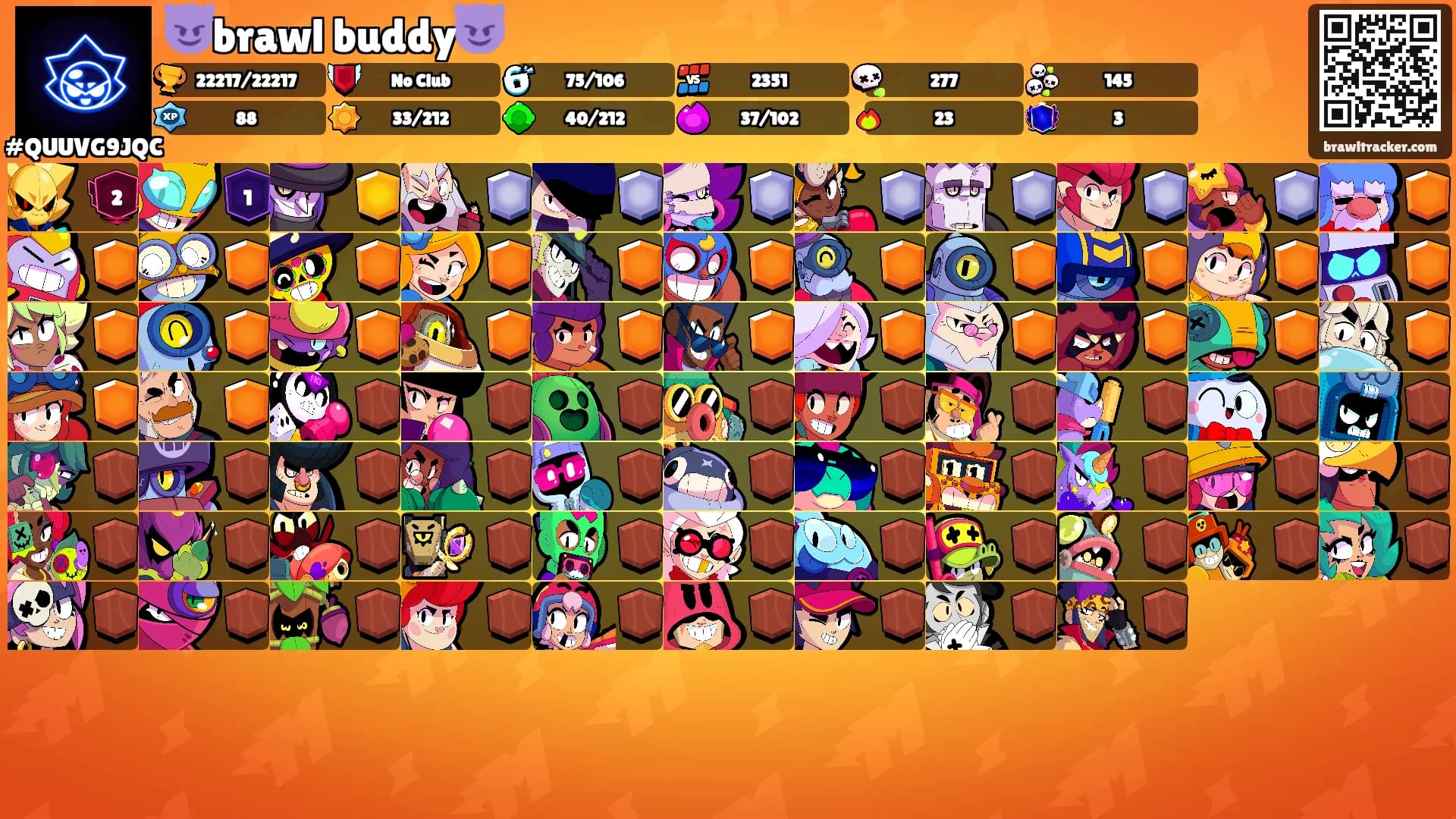 😈brawl buddy😈's Ranks