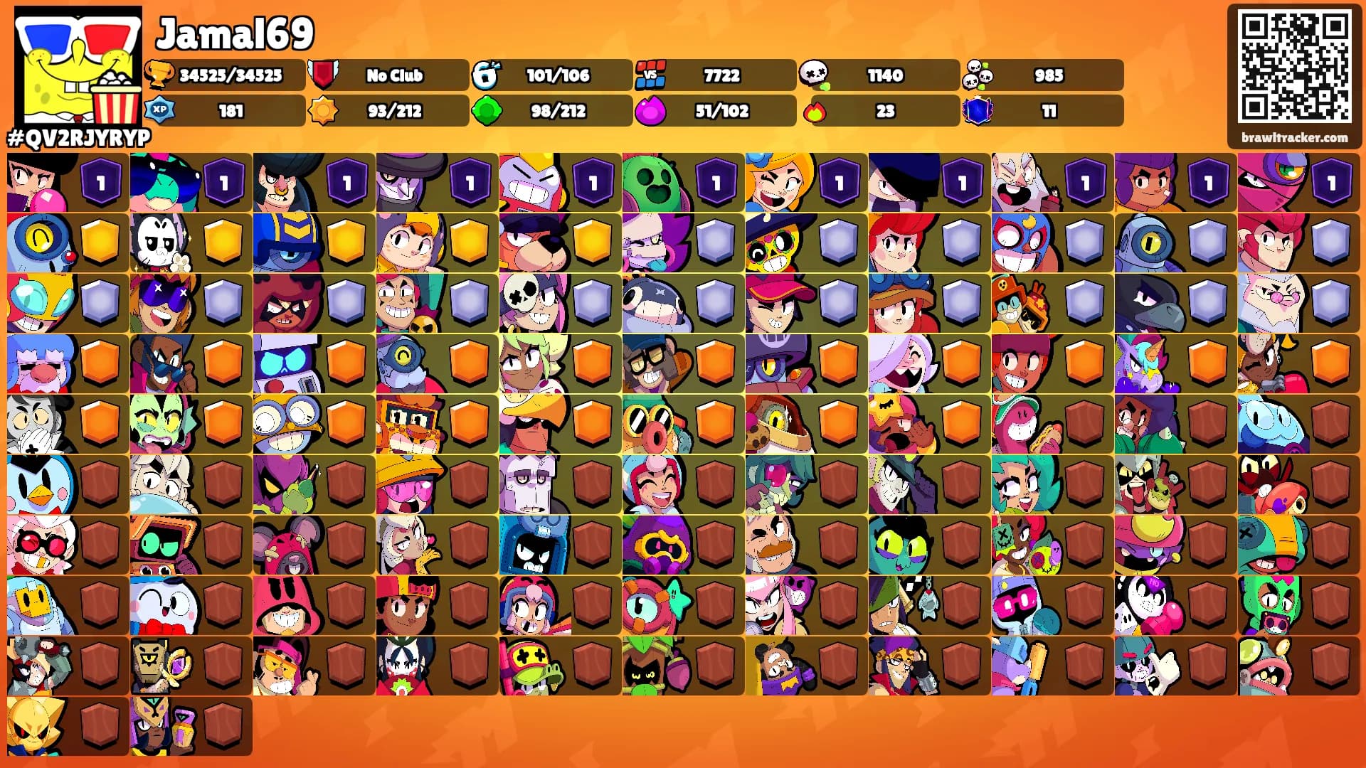 Jamal69's Ranks