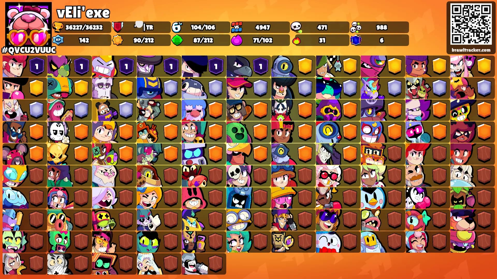vEli'exe's Ranks