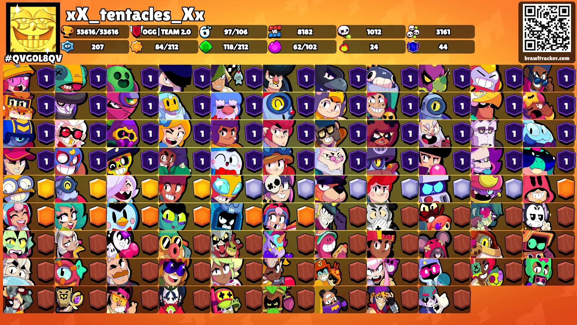 xX_tentacles_Xx's Ranks