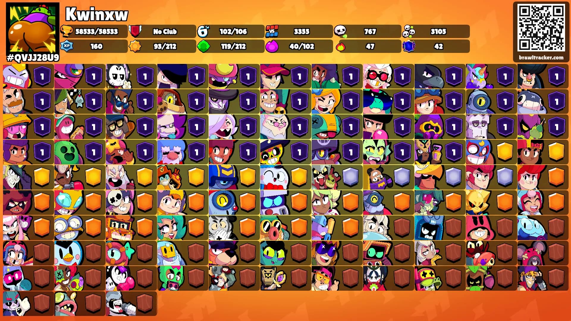 Kwinxw's Ranks