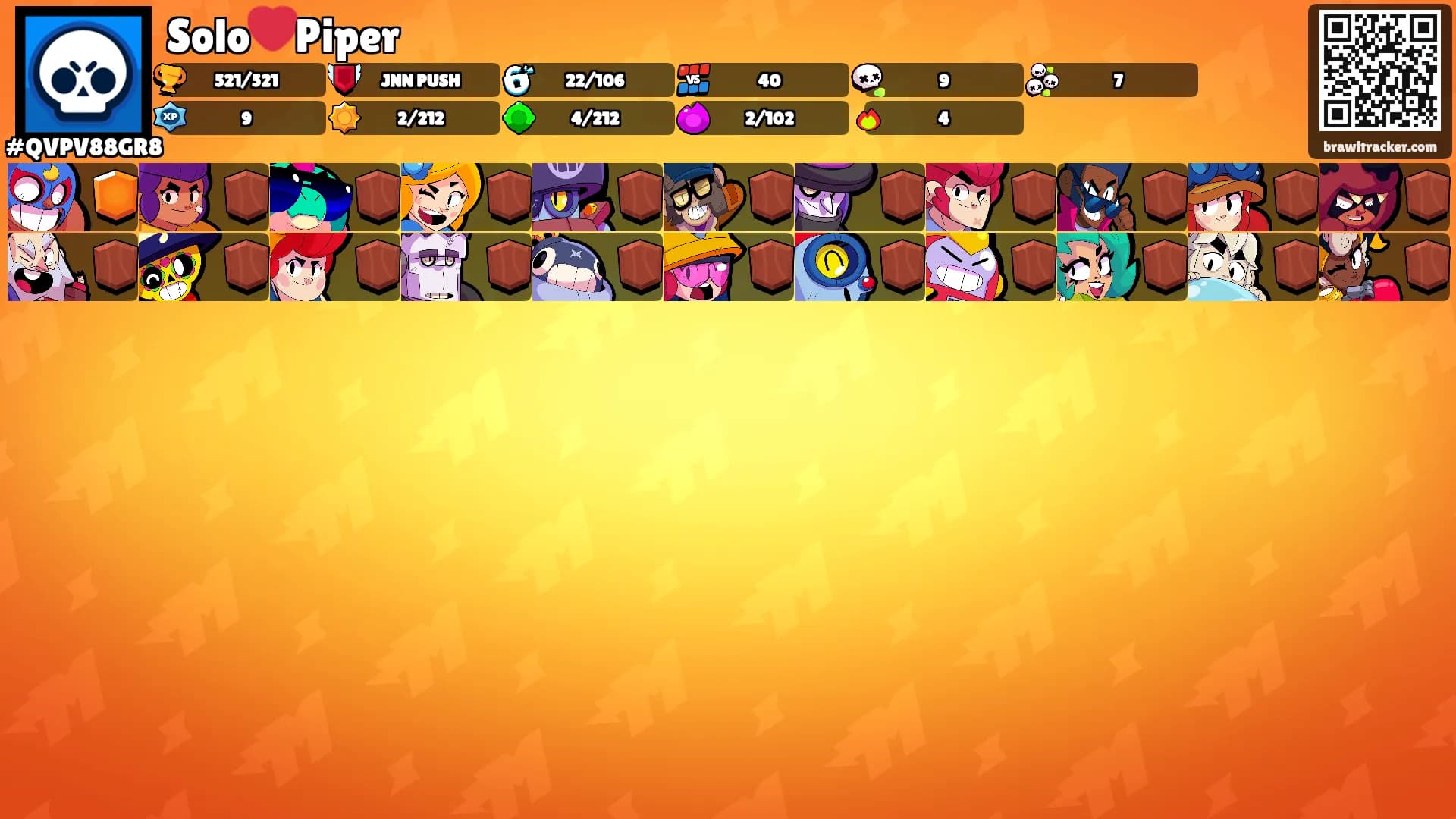 Solo❤️Piper's Ranks
