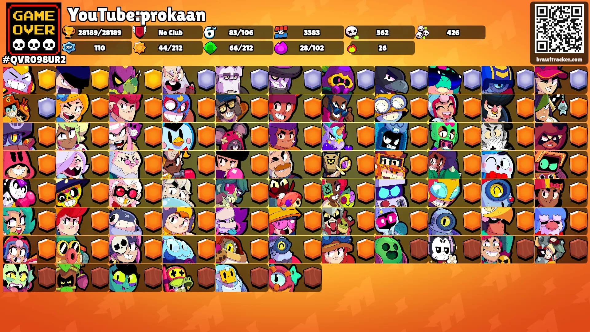 YouTube:prokaan's Ranks