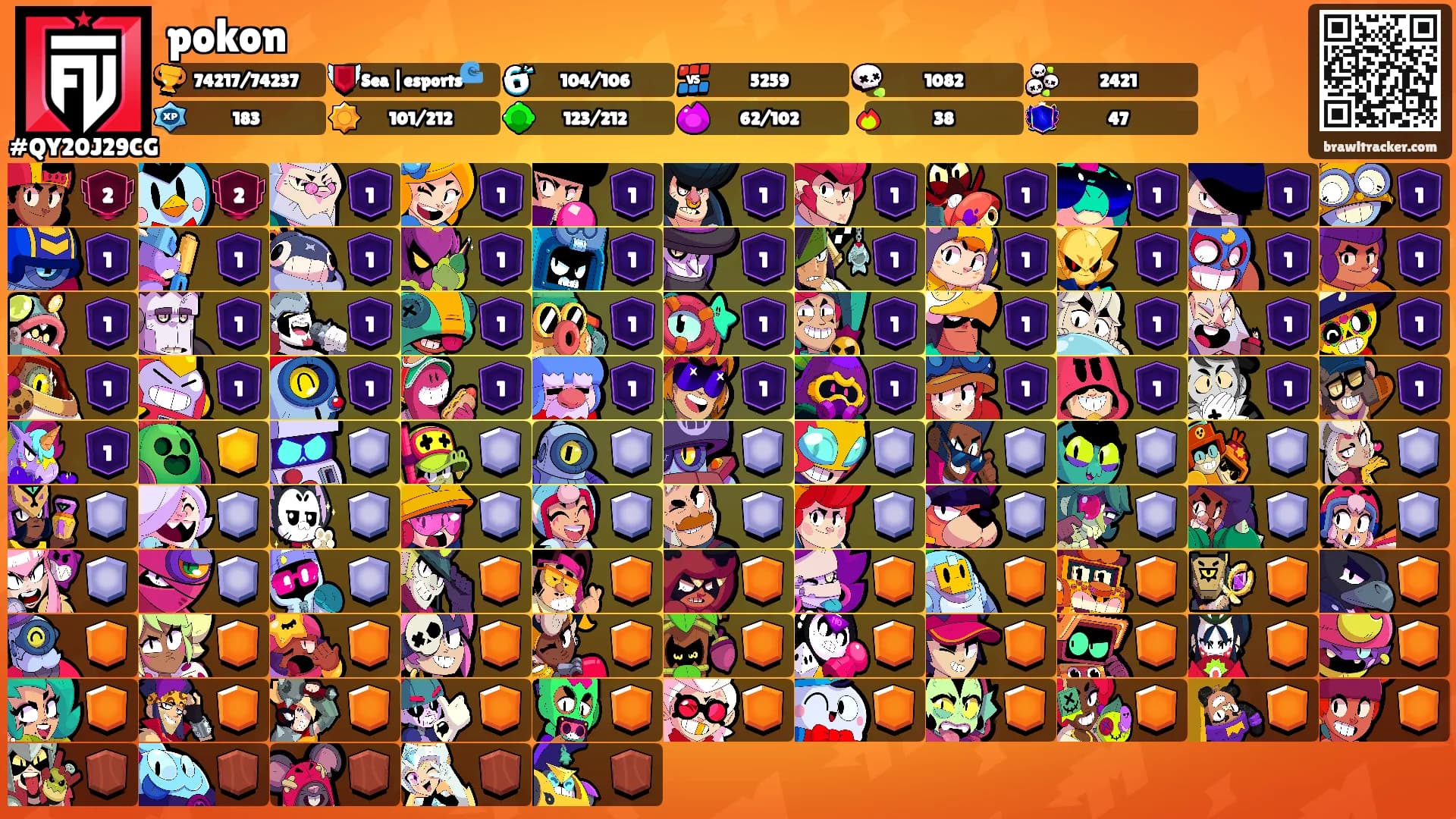 pokon's Ranks
