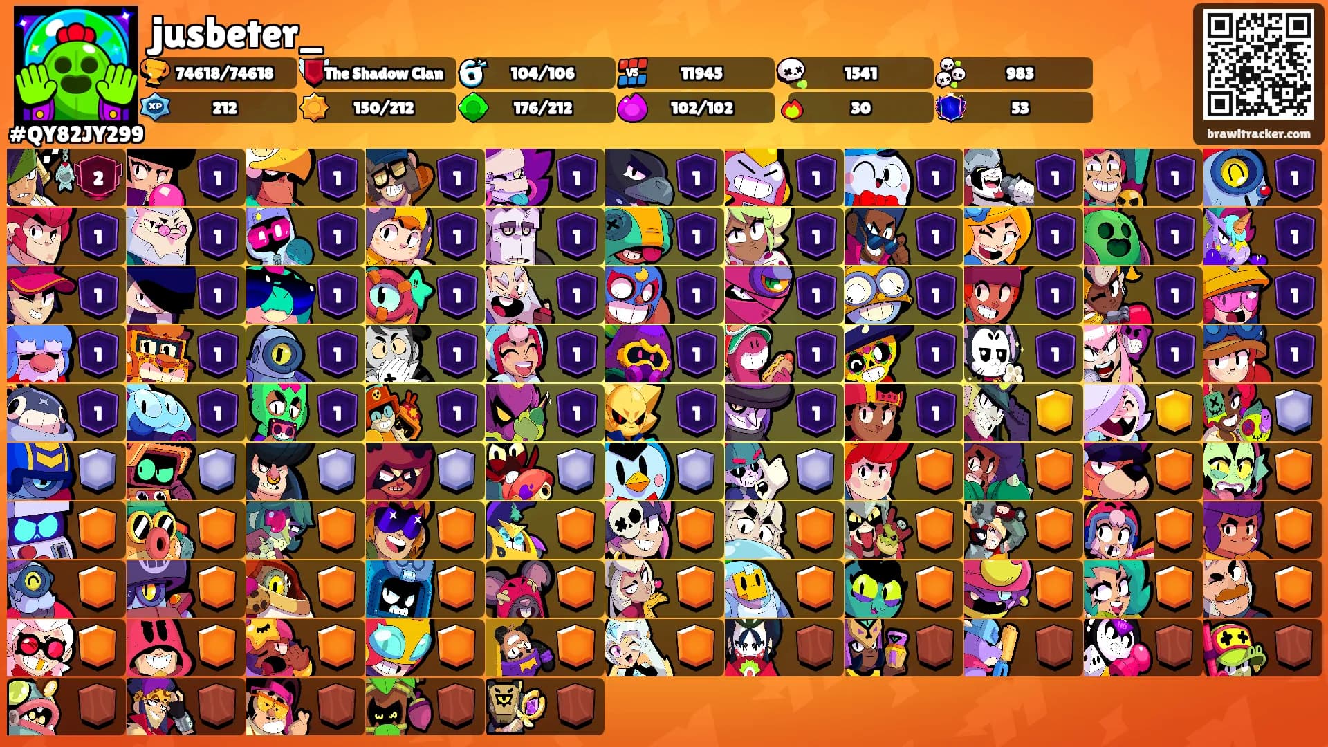 jusbeter_'s Ranks