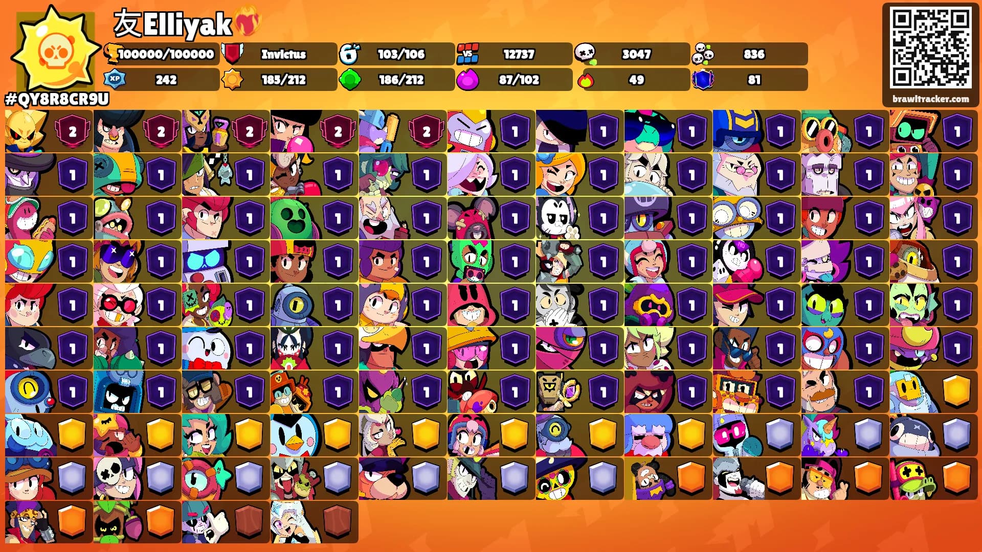 友Elliyak❤️‍🔥's Ranks