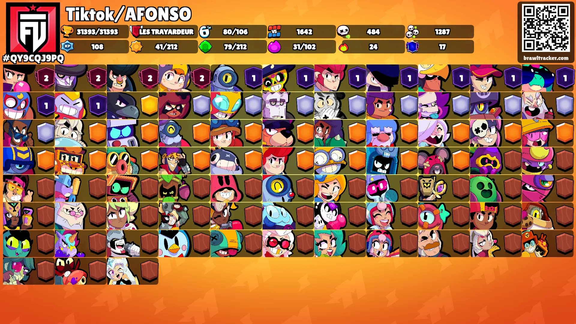 Tiktok/AFONSO's Ranks
