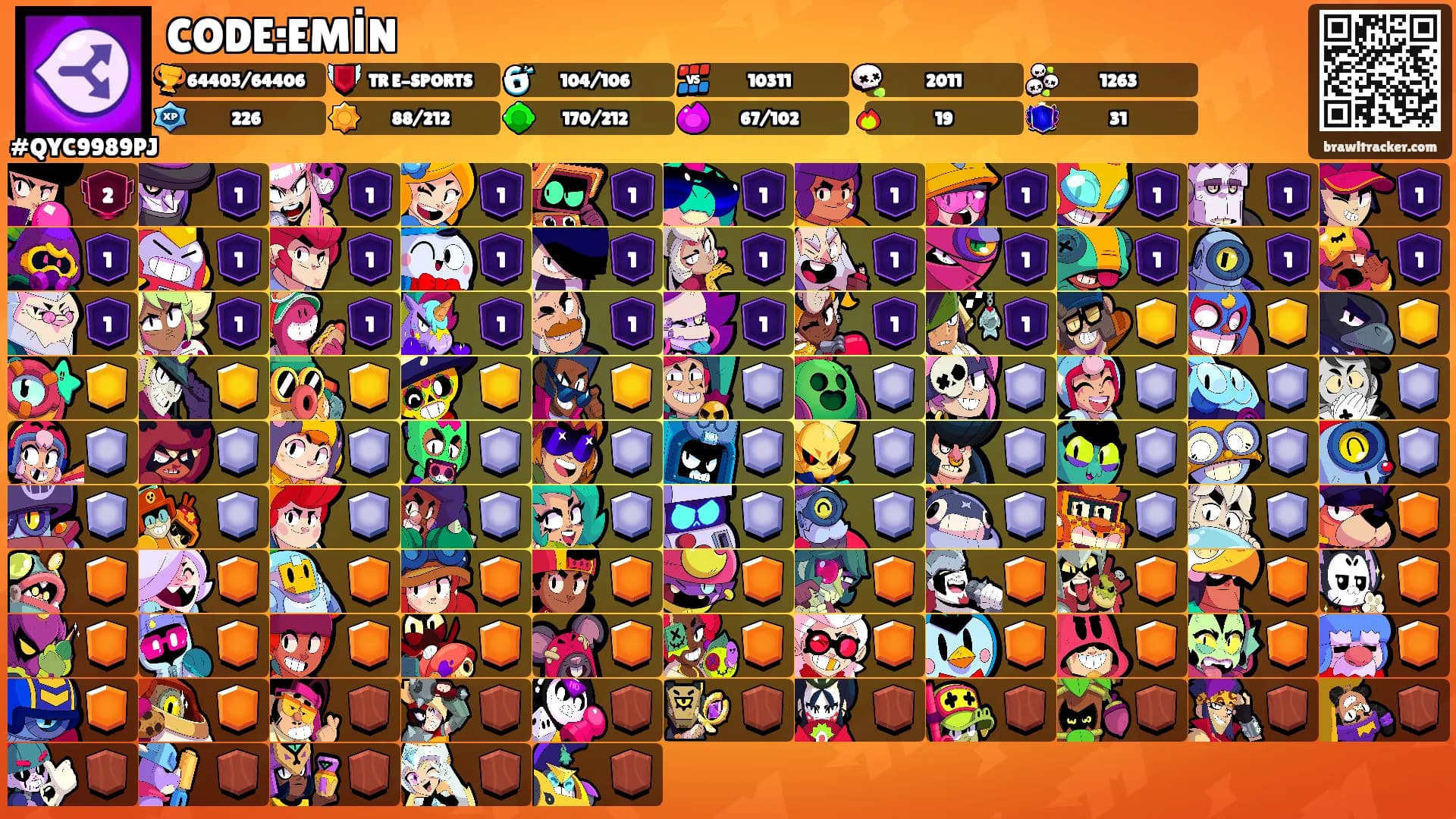 CODE:EMİN's Ranks
