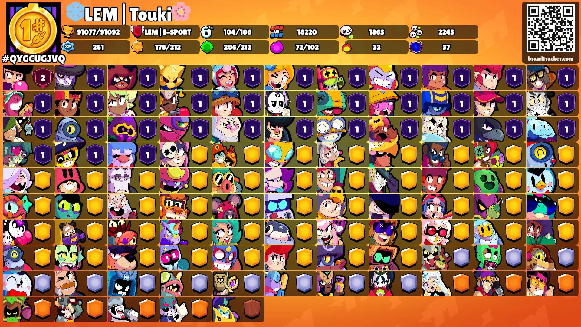 ❄️LEM|Touki🌸's Ranks