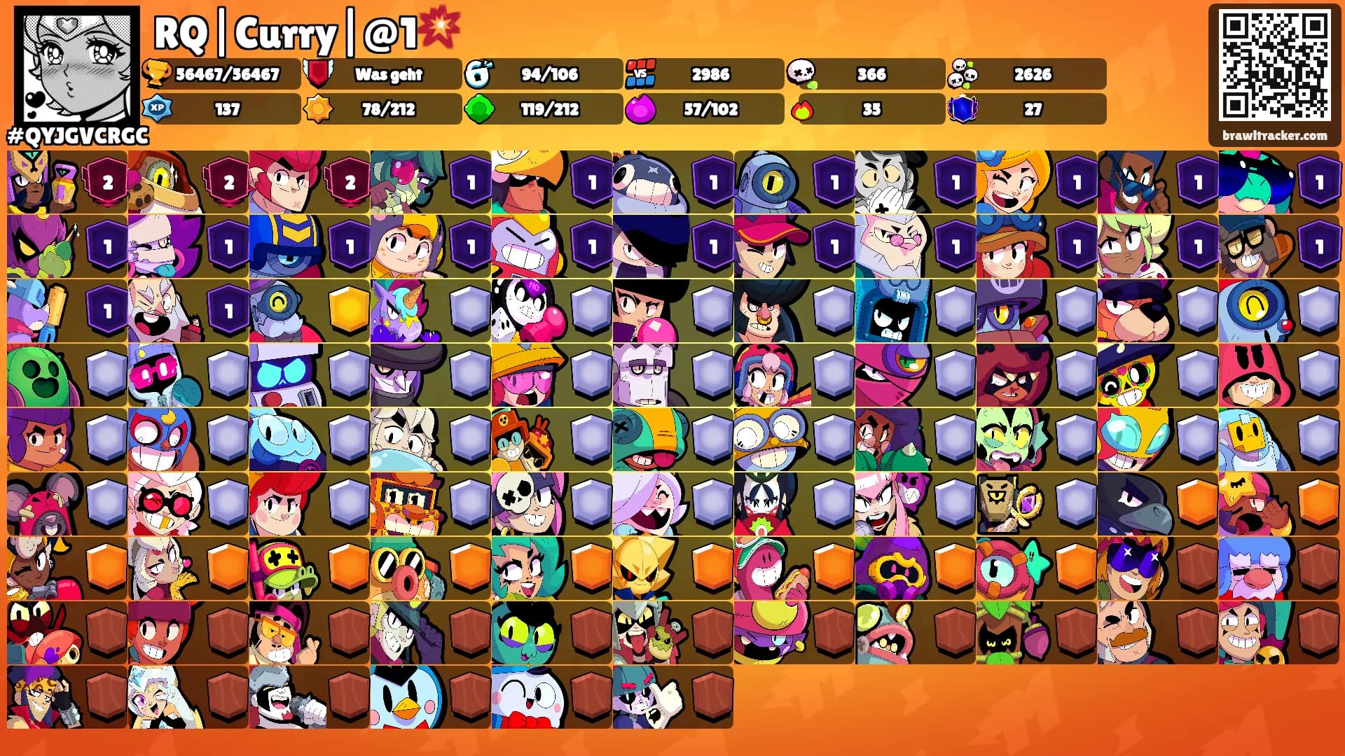 RQ|Curry|@1💥's Ranks