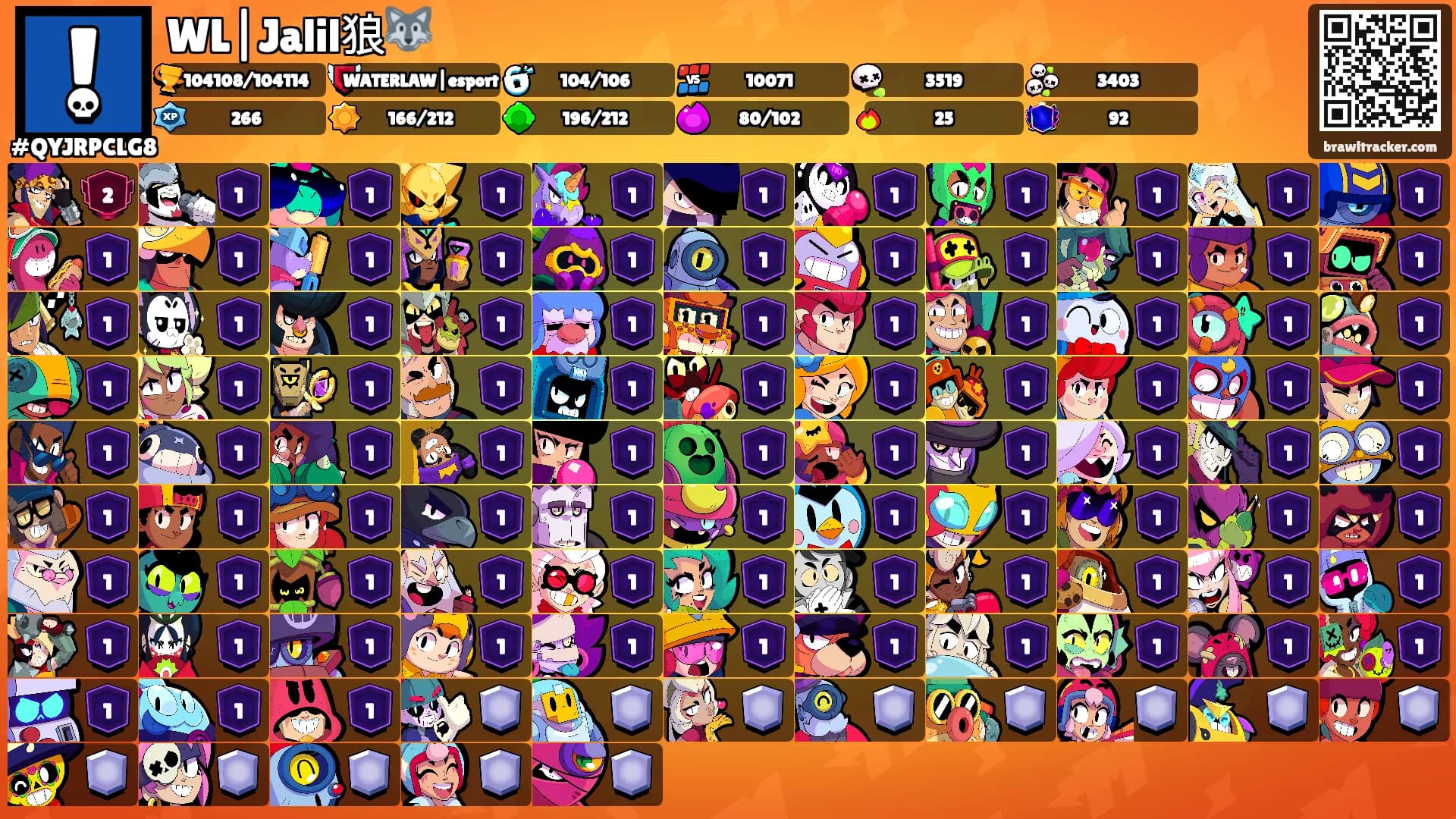 WL|Jalil狼🐺's Ranks