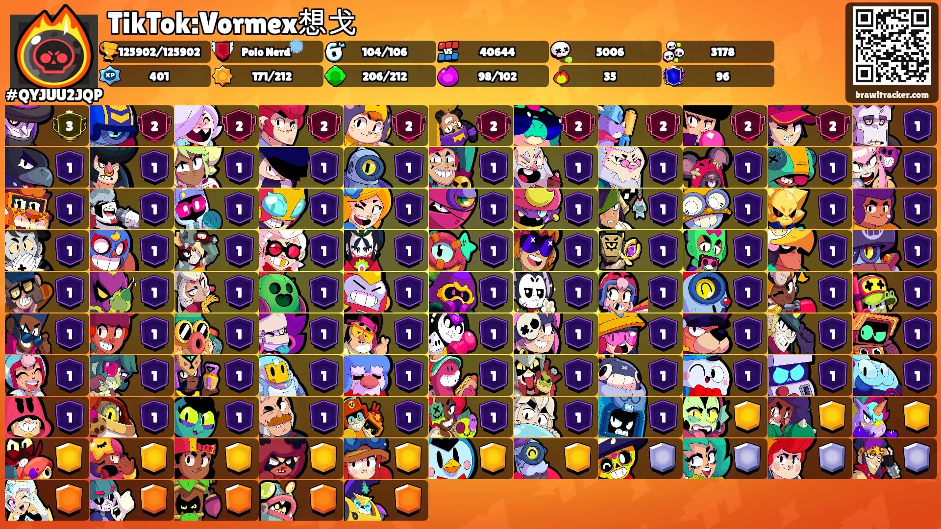 TikTok:Vormex想戈's Ranks