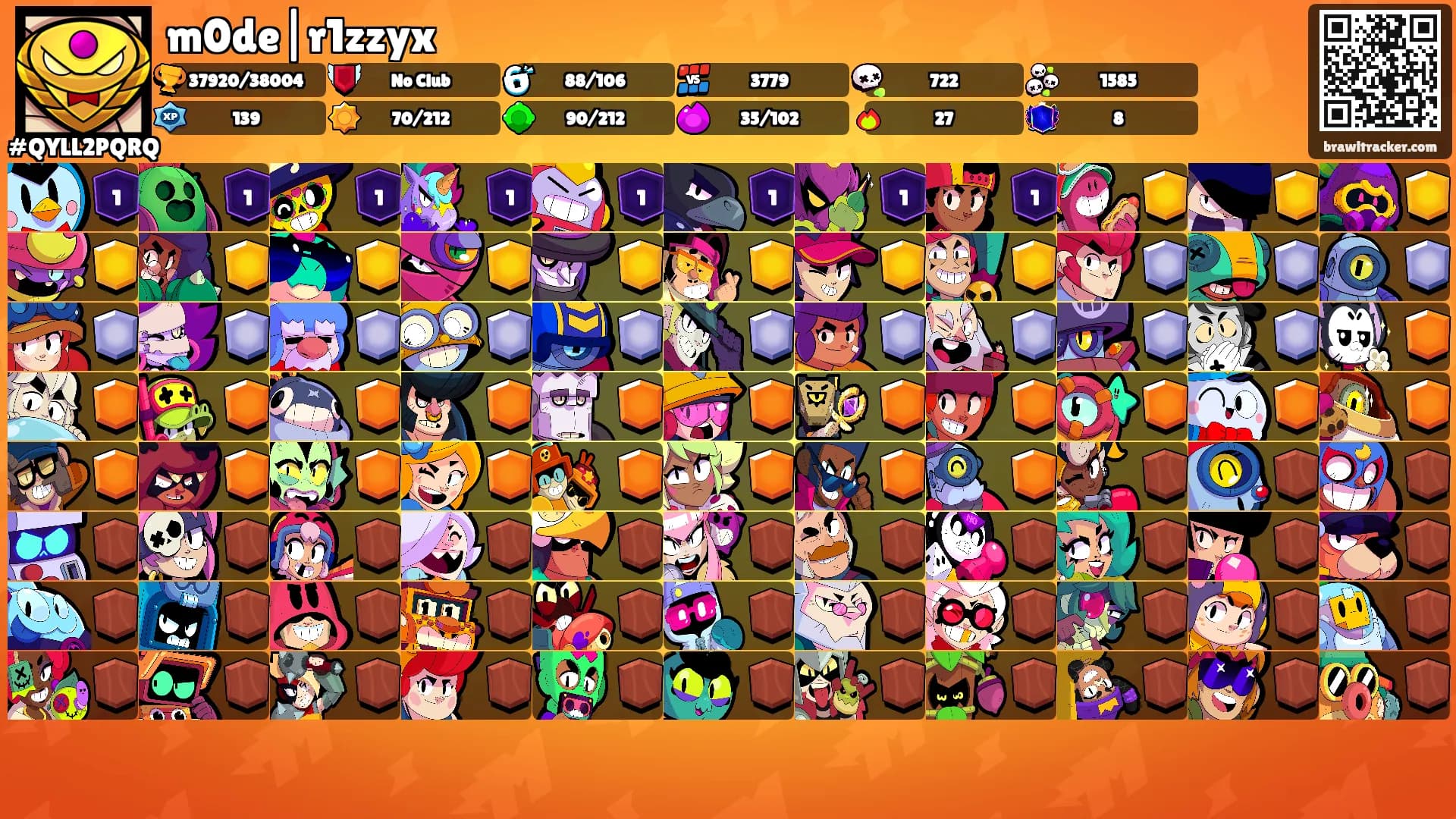 m0de|r1zzyx's Ranks