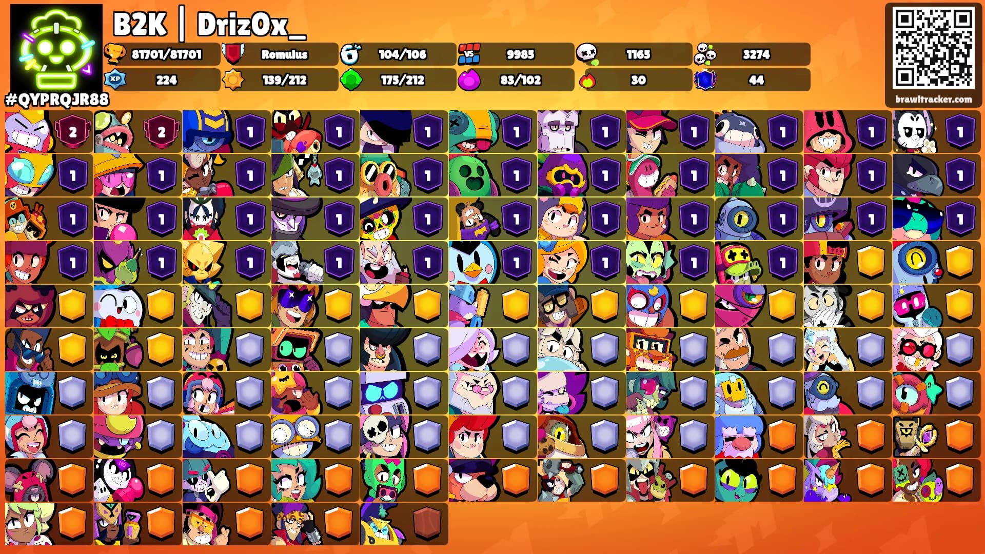 B2K | Driz0x_'s Ranks