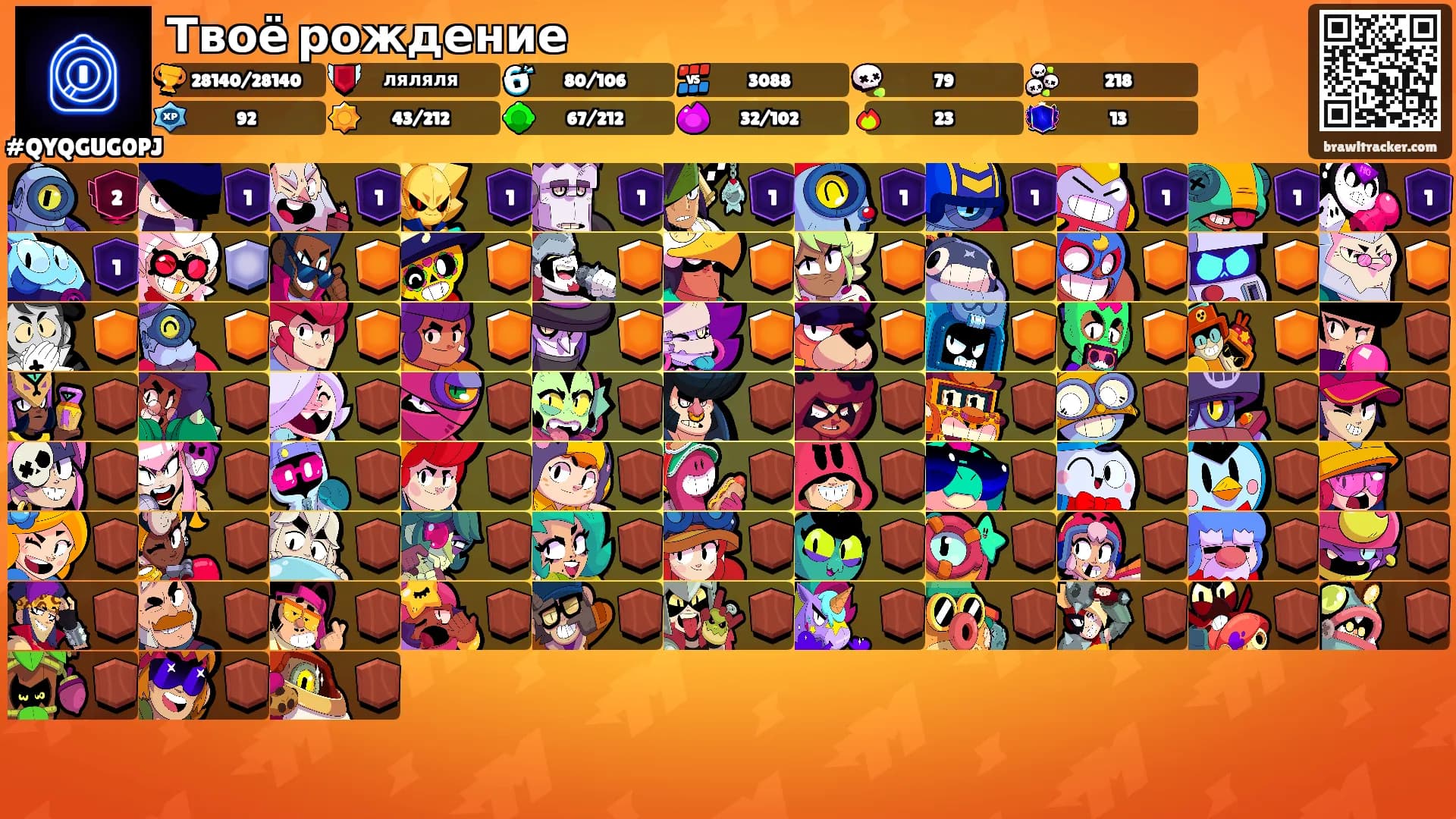 Твоё рождение's Ranks
