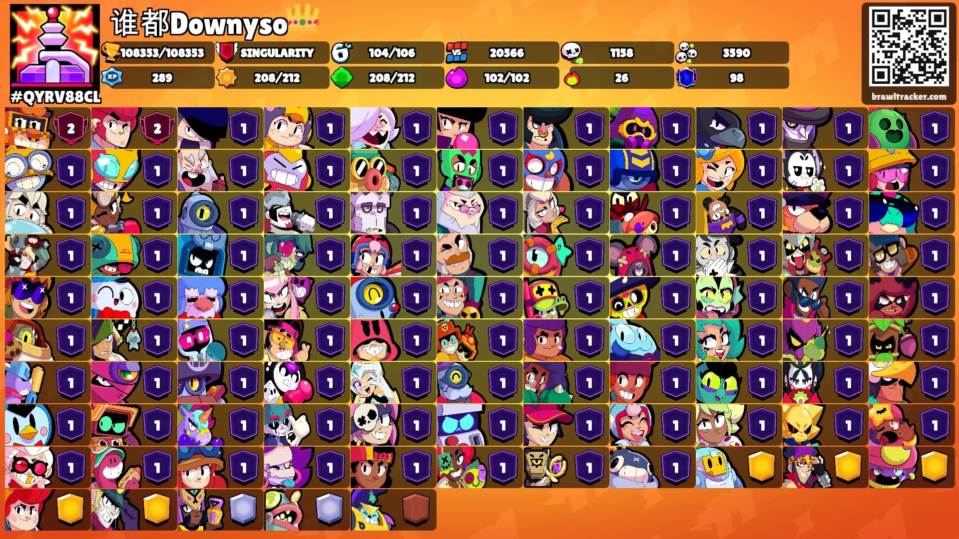 谁都Downyso👑's Ranks