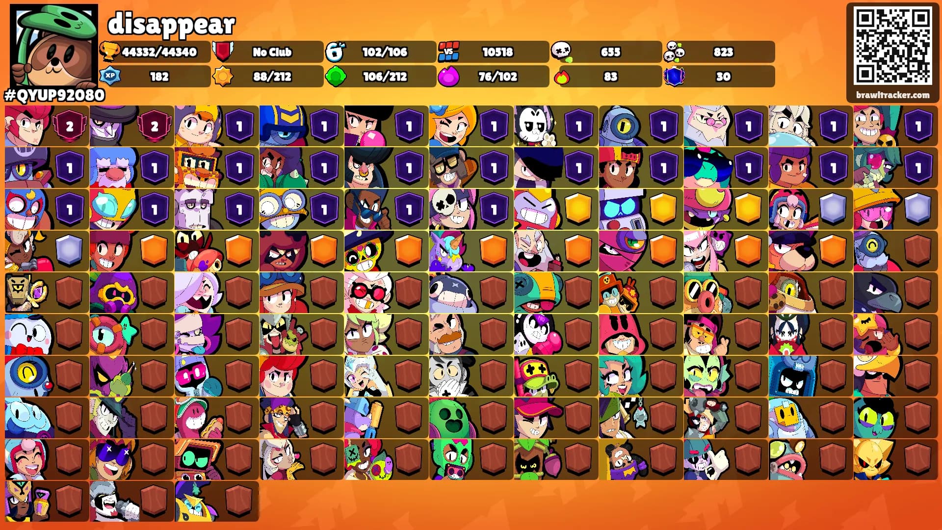 disappear's Ranks