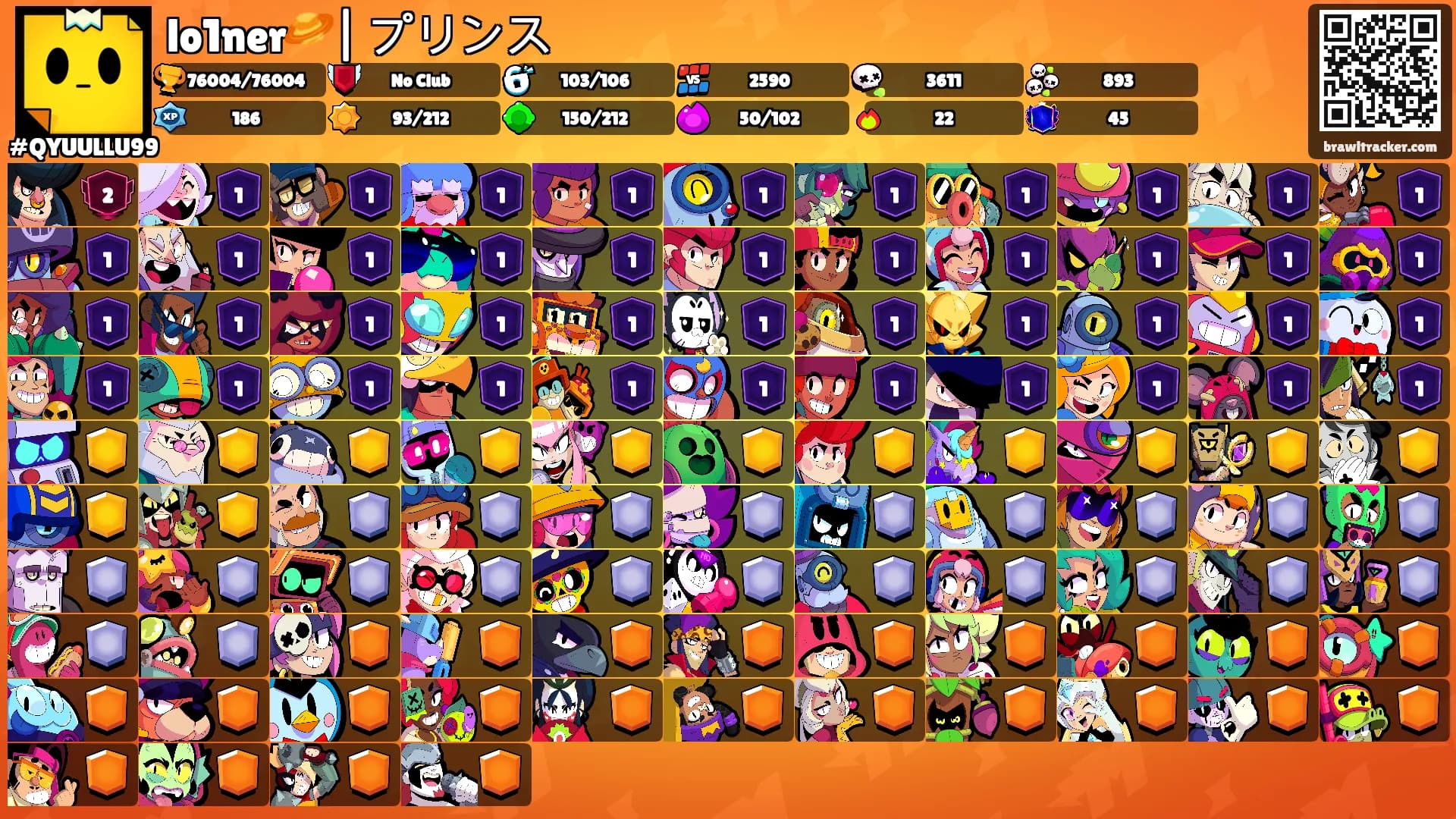 lo1ner🪐| プリンス's Ranks