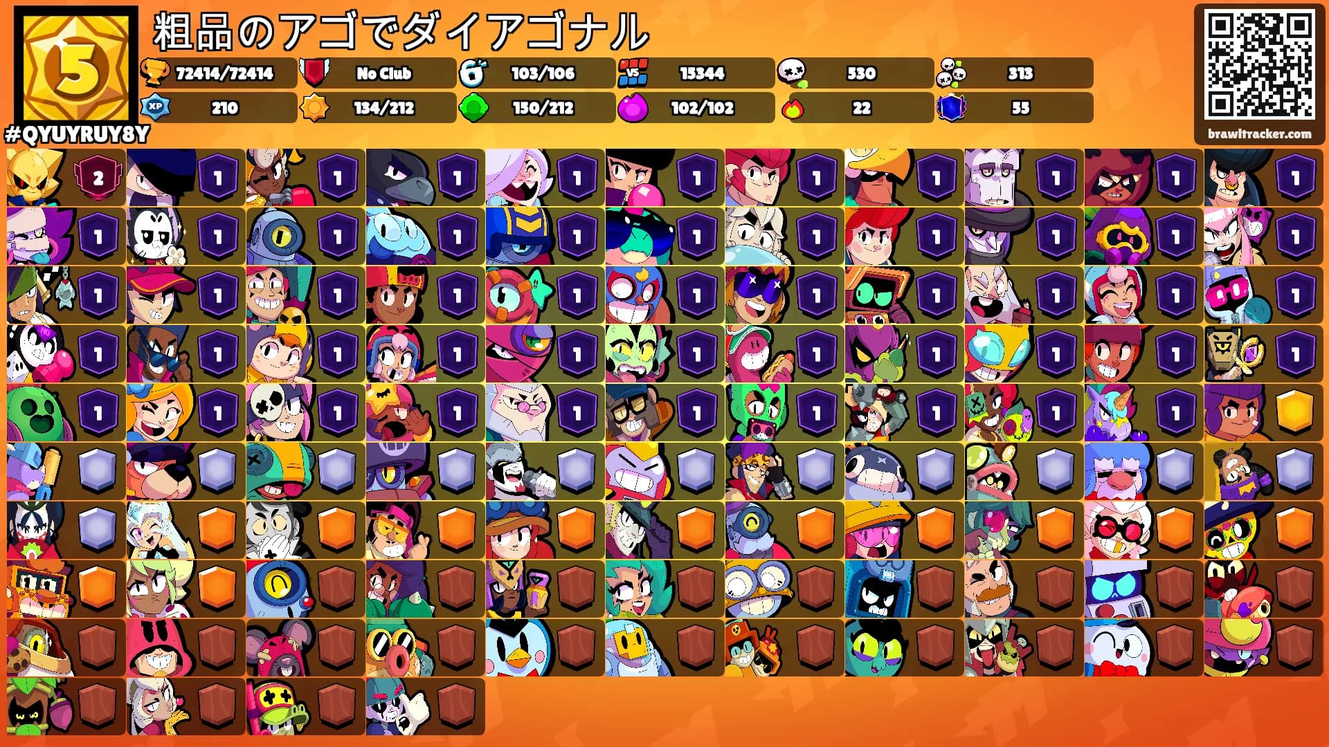 粗品のアゴでダイアゴナル's Ranks