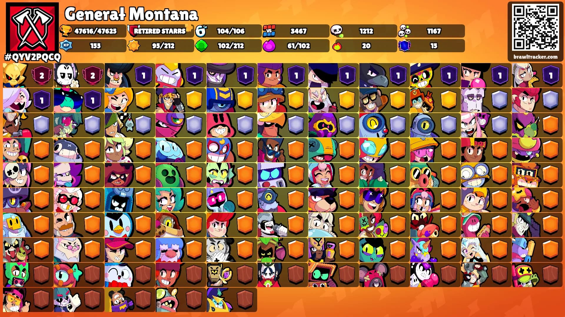 Generał Montana's Ranks