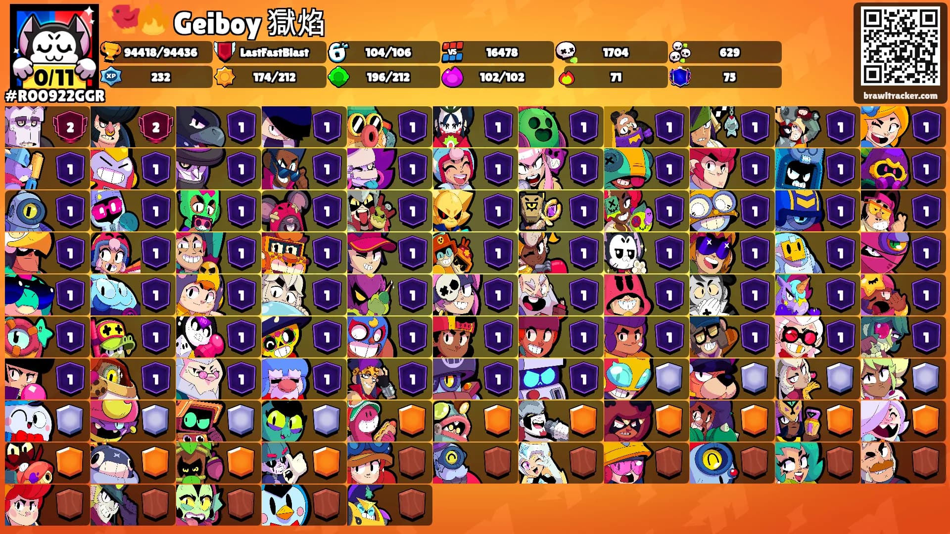 🐦‍🔥 Geiboy 獄焰's Ranks
