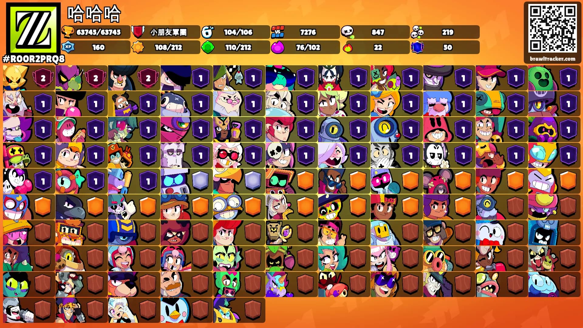 哈哈哈's Ranks