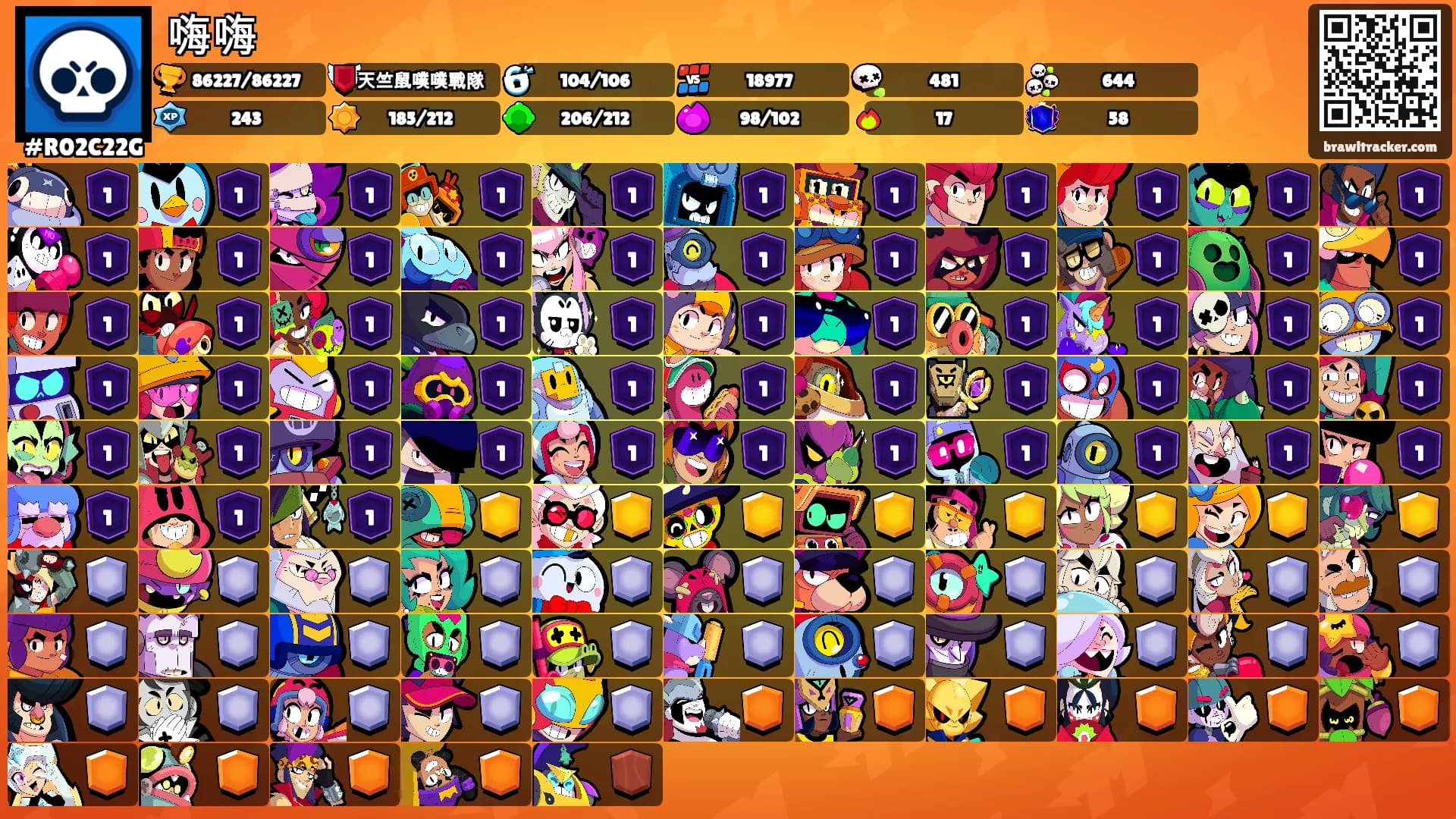 嗨嗨's Ranks