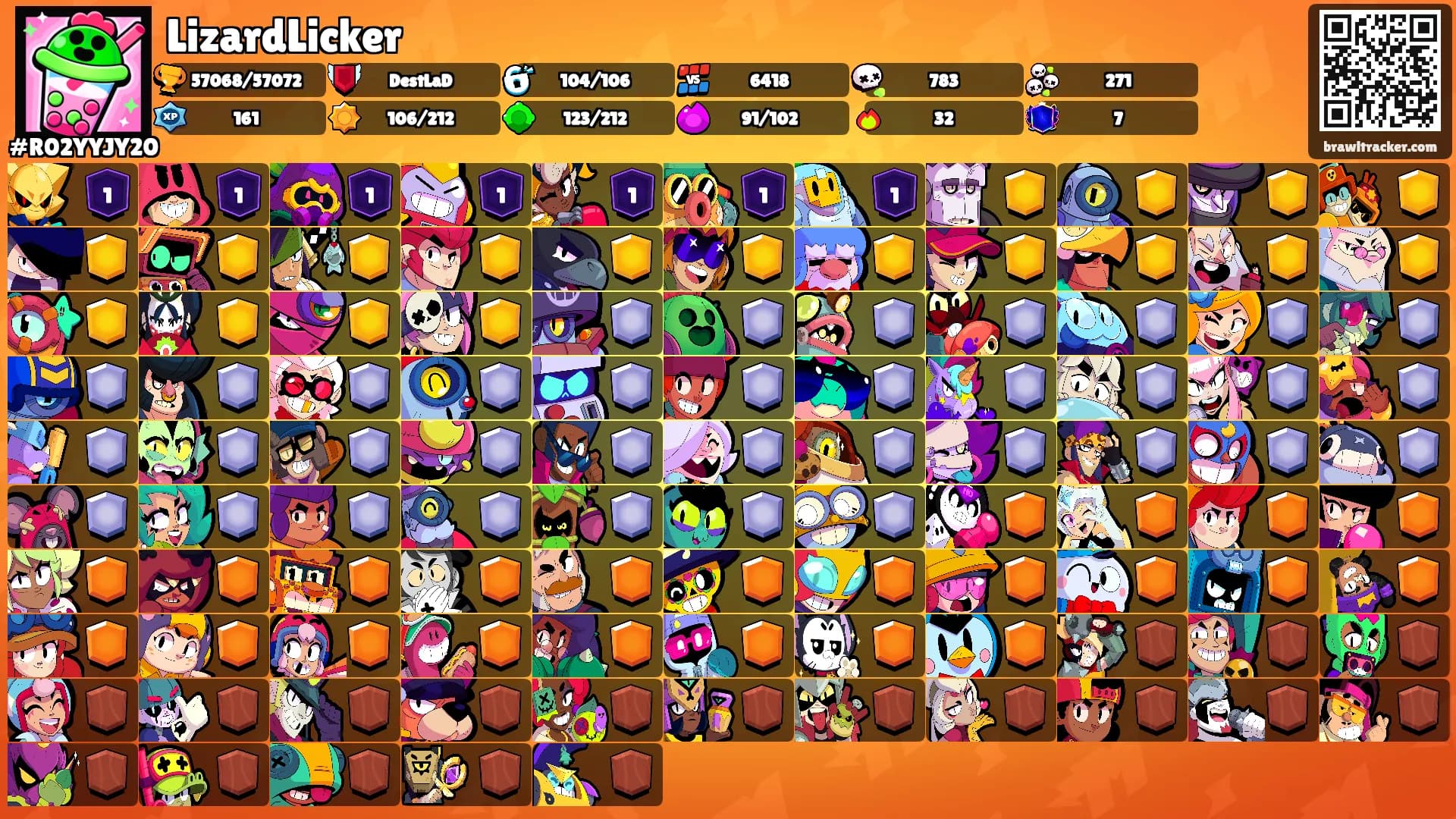LizardLicker's Ranks