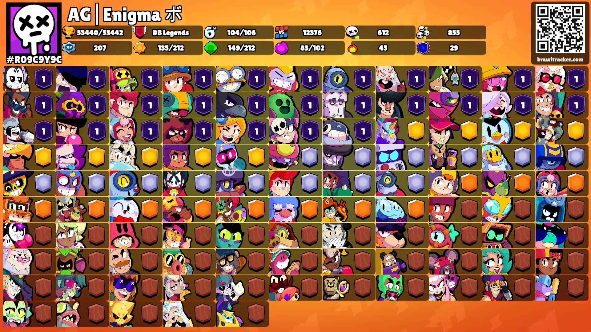 AG|Enigma ボ's Ranks