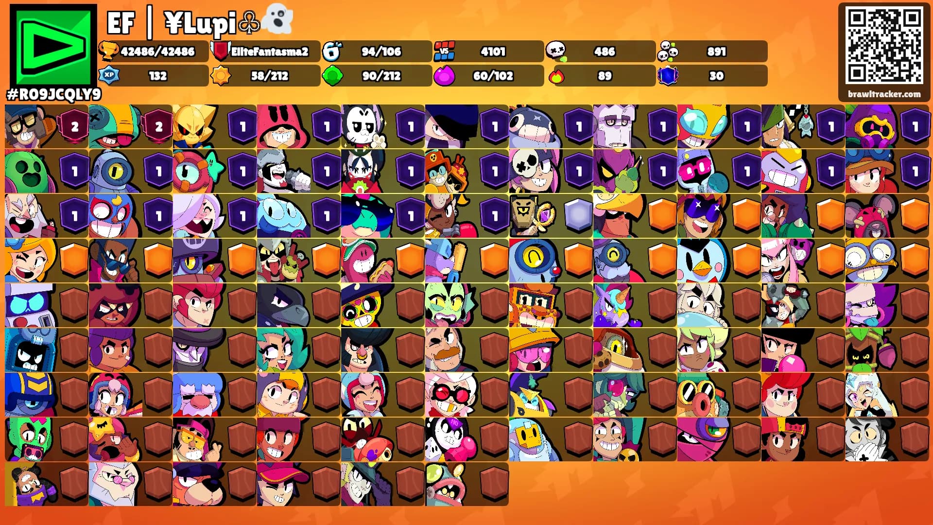 EF | ¥Lupi♧👻's Ranks
